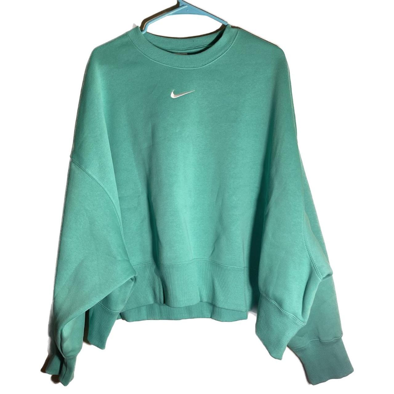 cropped nike crewneck