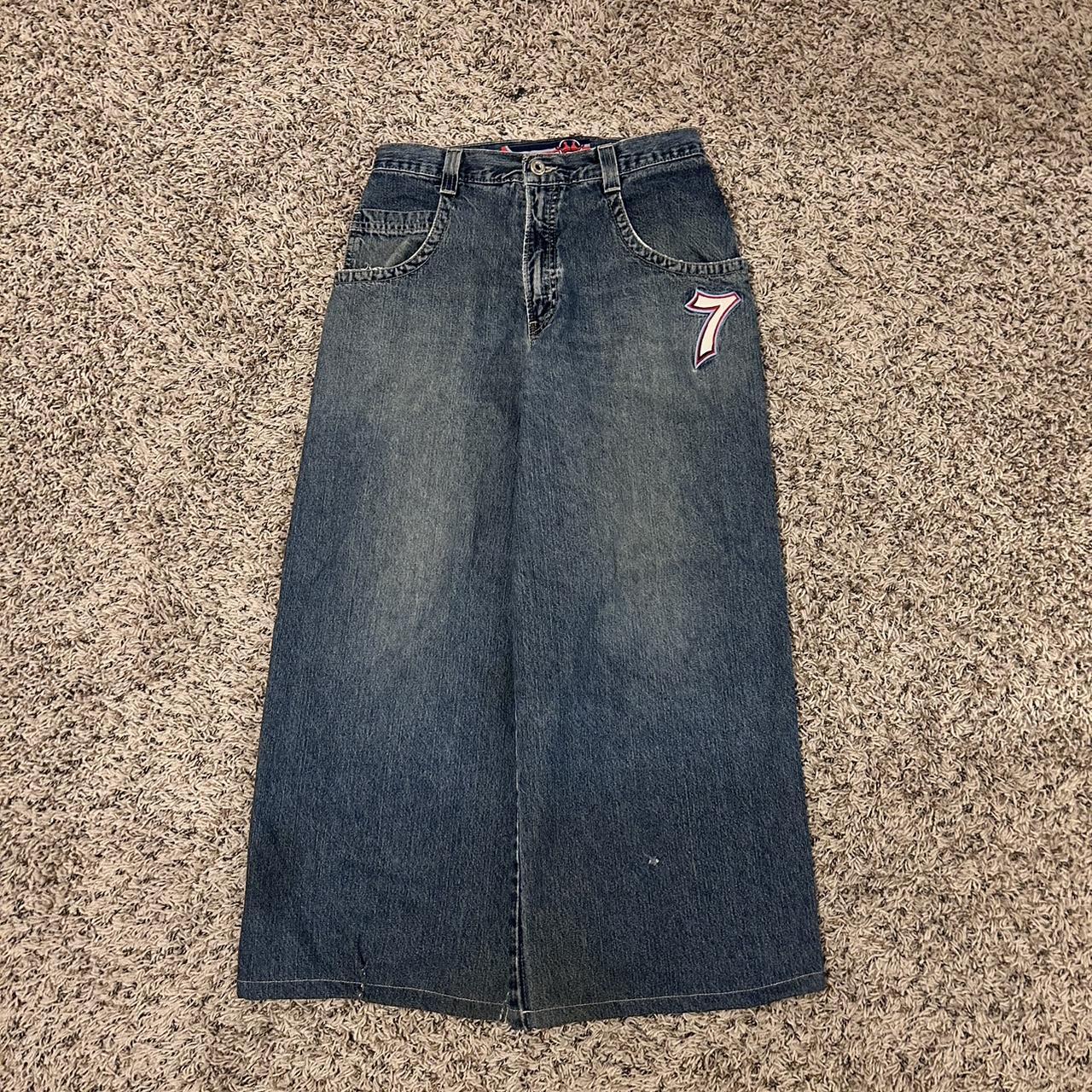 tailored jnco lucky sevens tagged 34x32 now a... - Depop