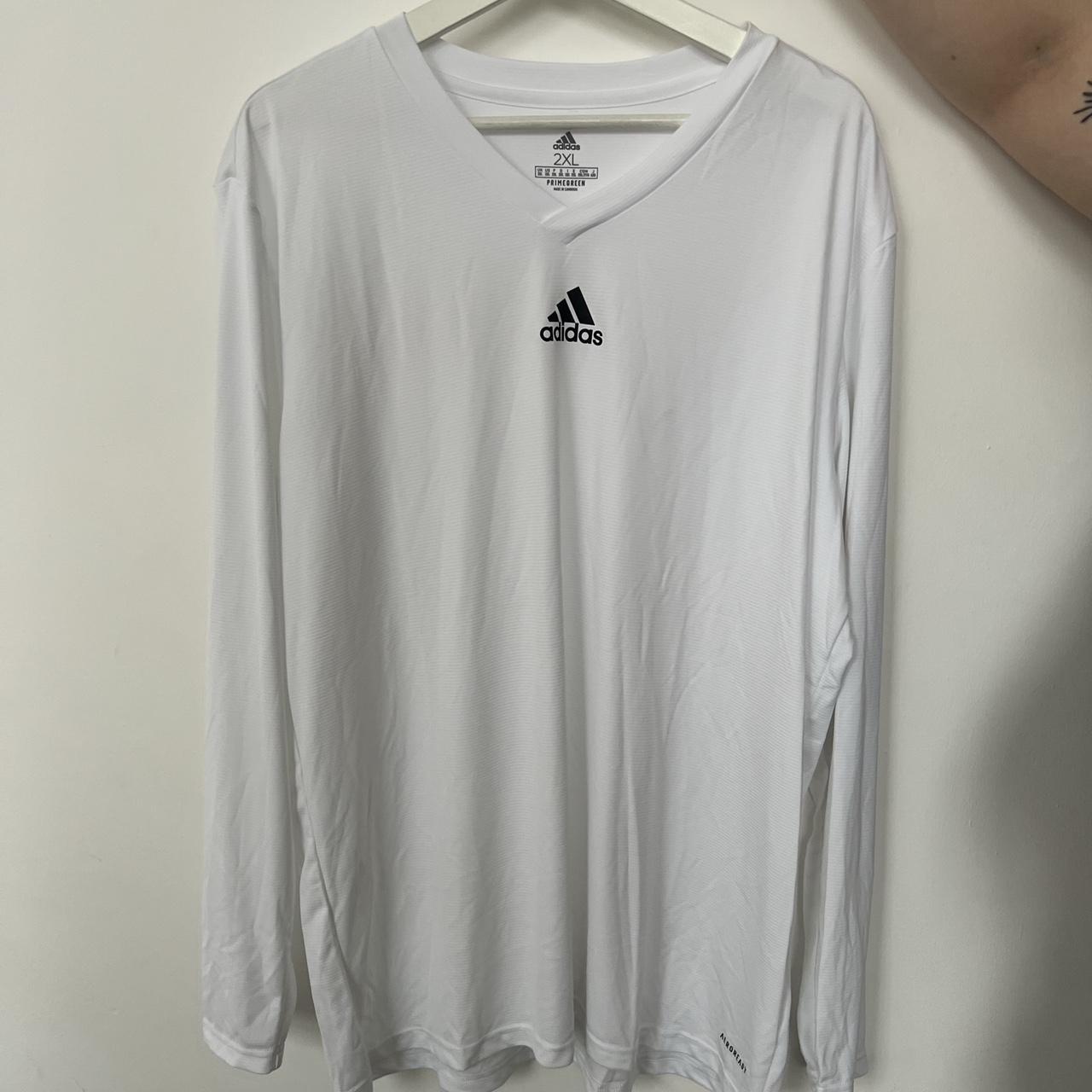 Adidas Aeroready Primegreen longsleeve T-shirt... - Depop