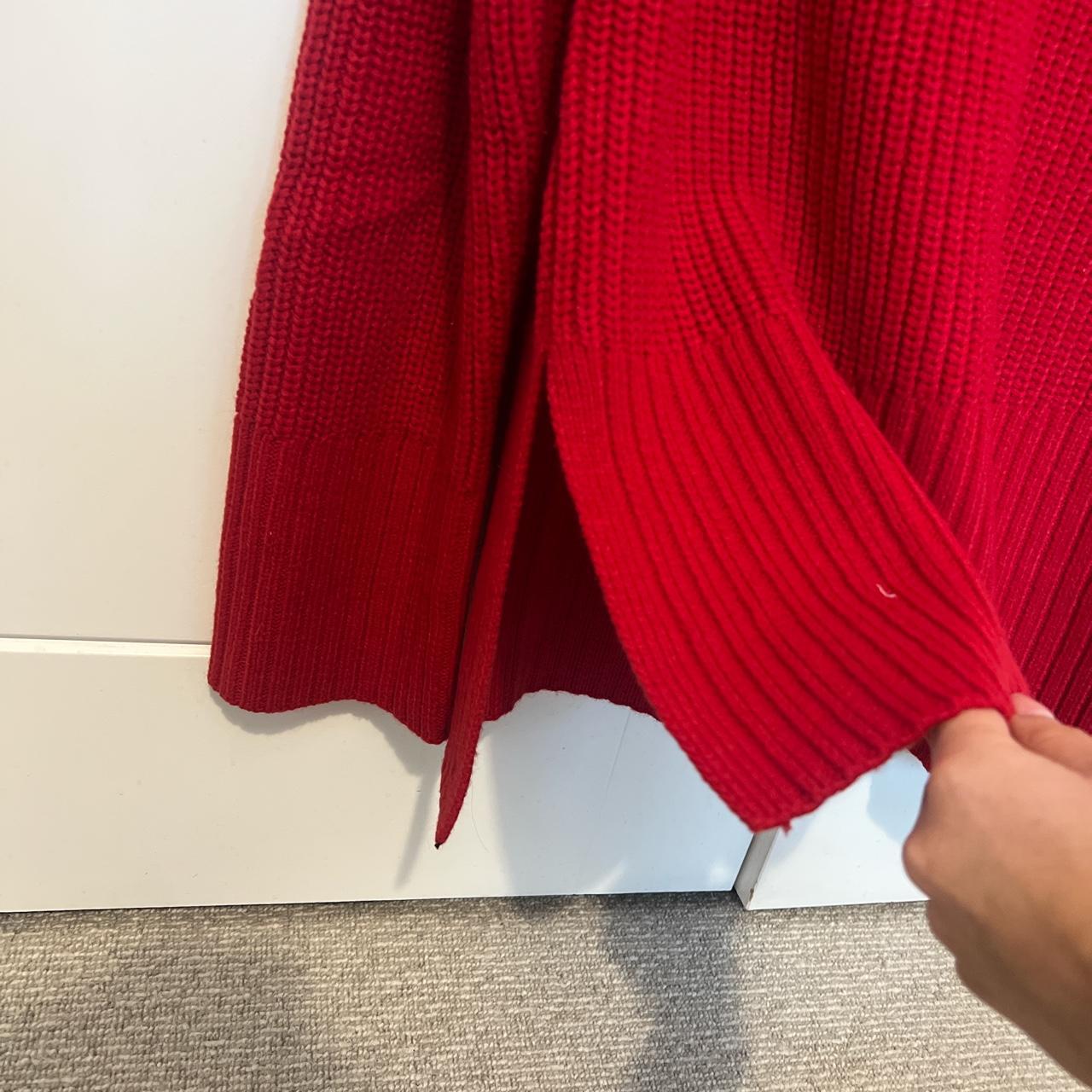 Red jumper zara online