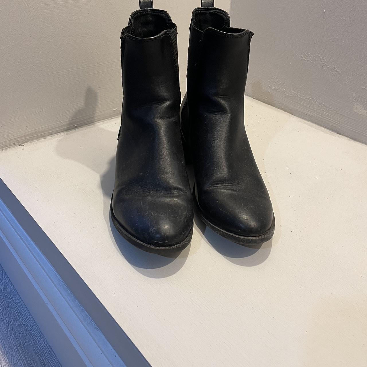 New Look black boots size 6 Worn a few times but... - Depop