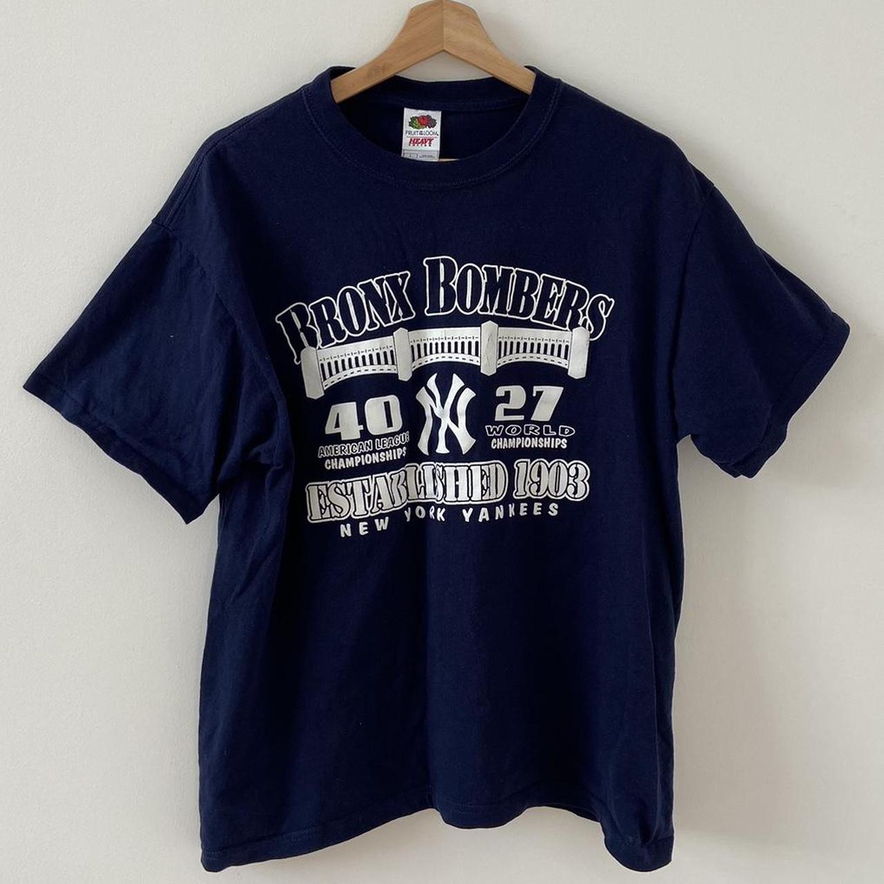 Mens Vintage New York Yankees T-Shirt Size 2XL All - Depop