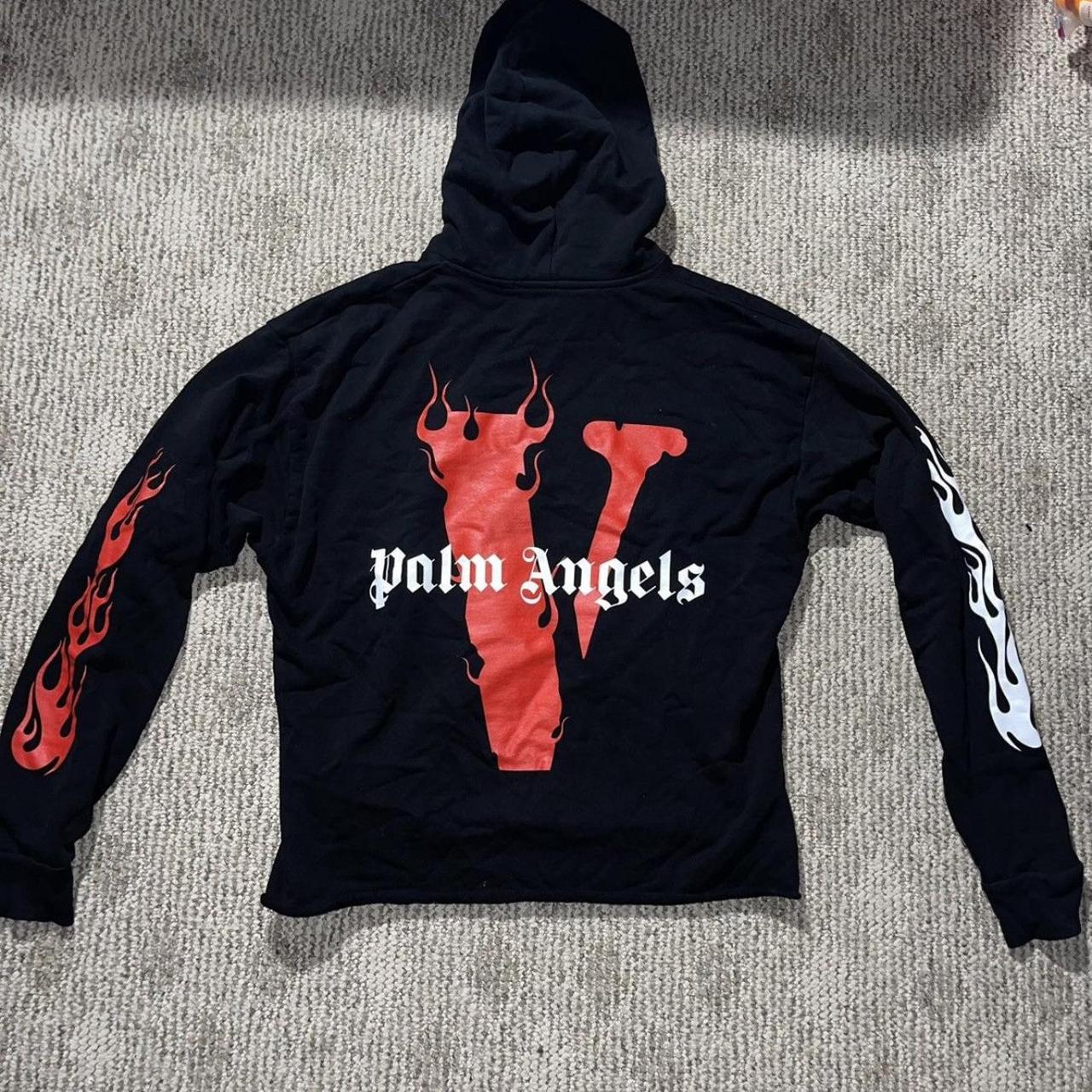 High quality VLONE X Palm Angles Hoodie White; Red and Black