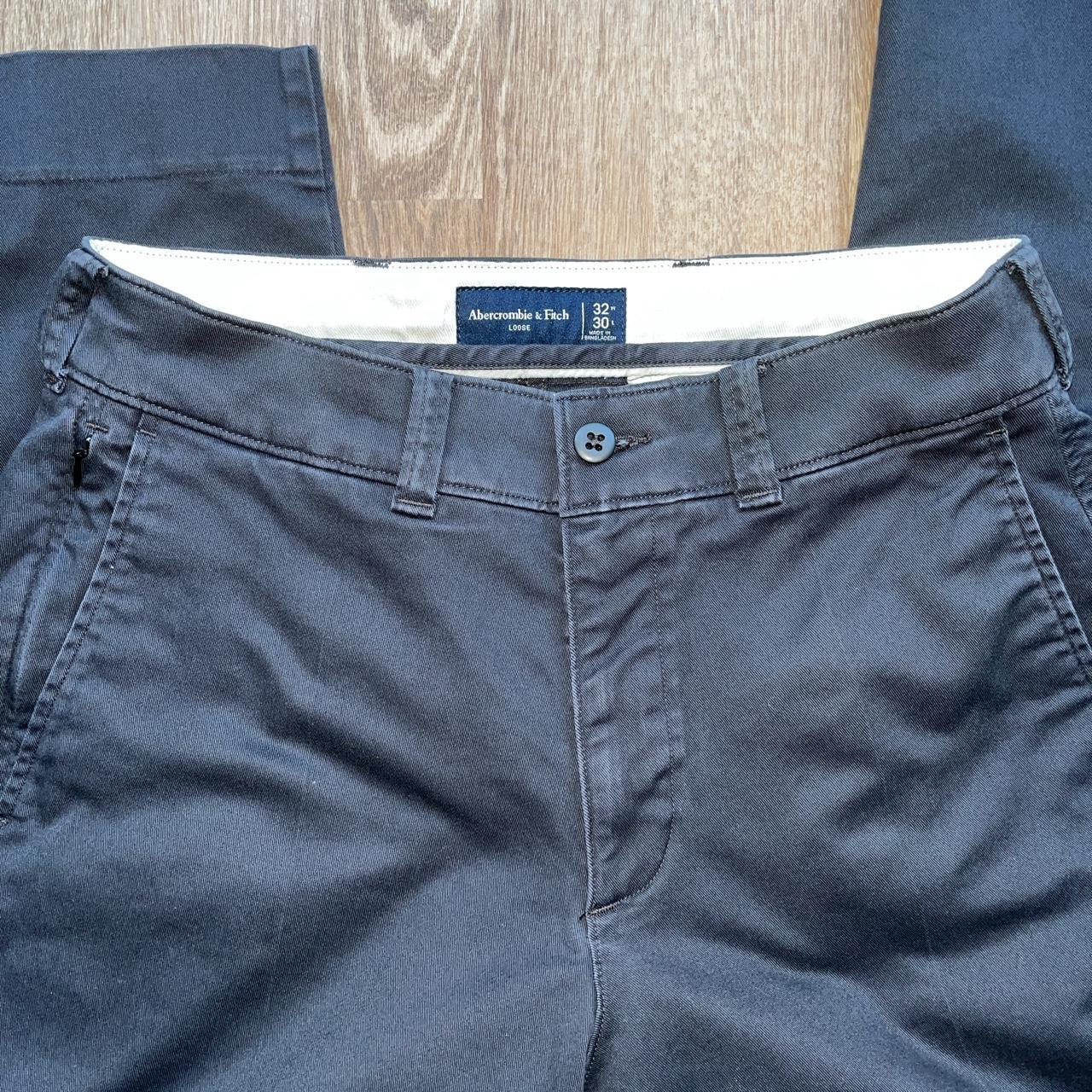 Abercrombie Loose Fit Permacrease Pants Size 32 x... - Depop