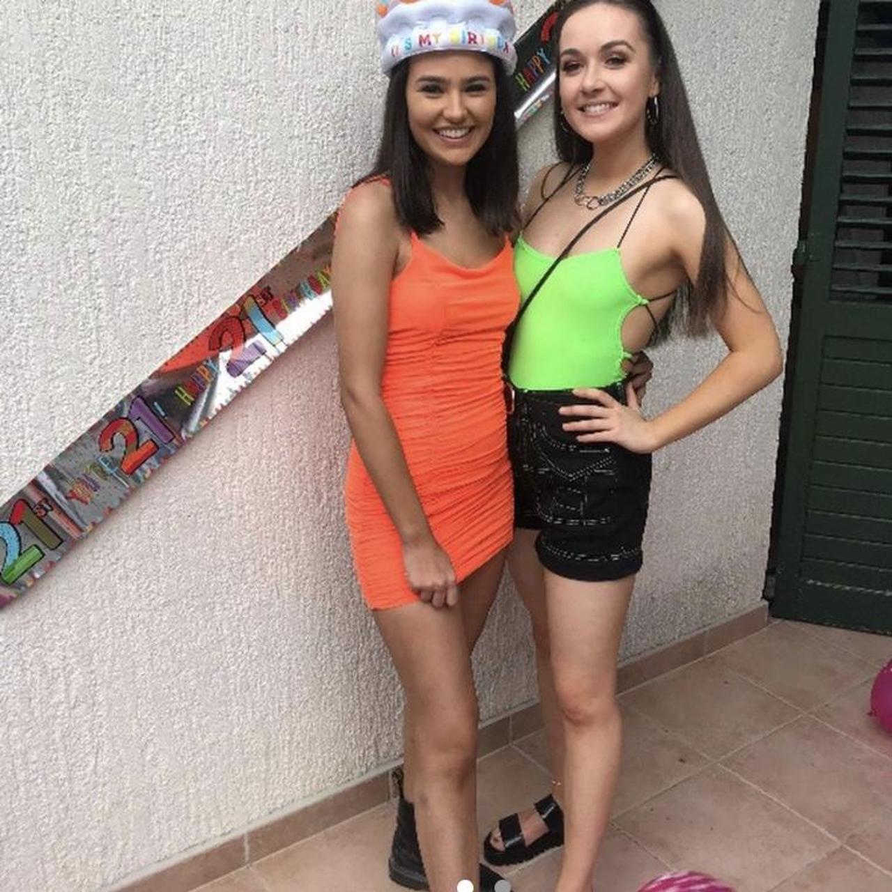 Elsie and Fred xs orange dress So flattering on... Depop