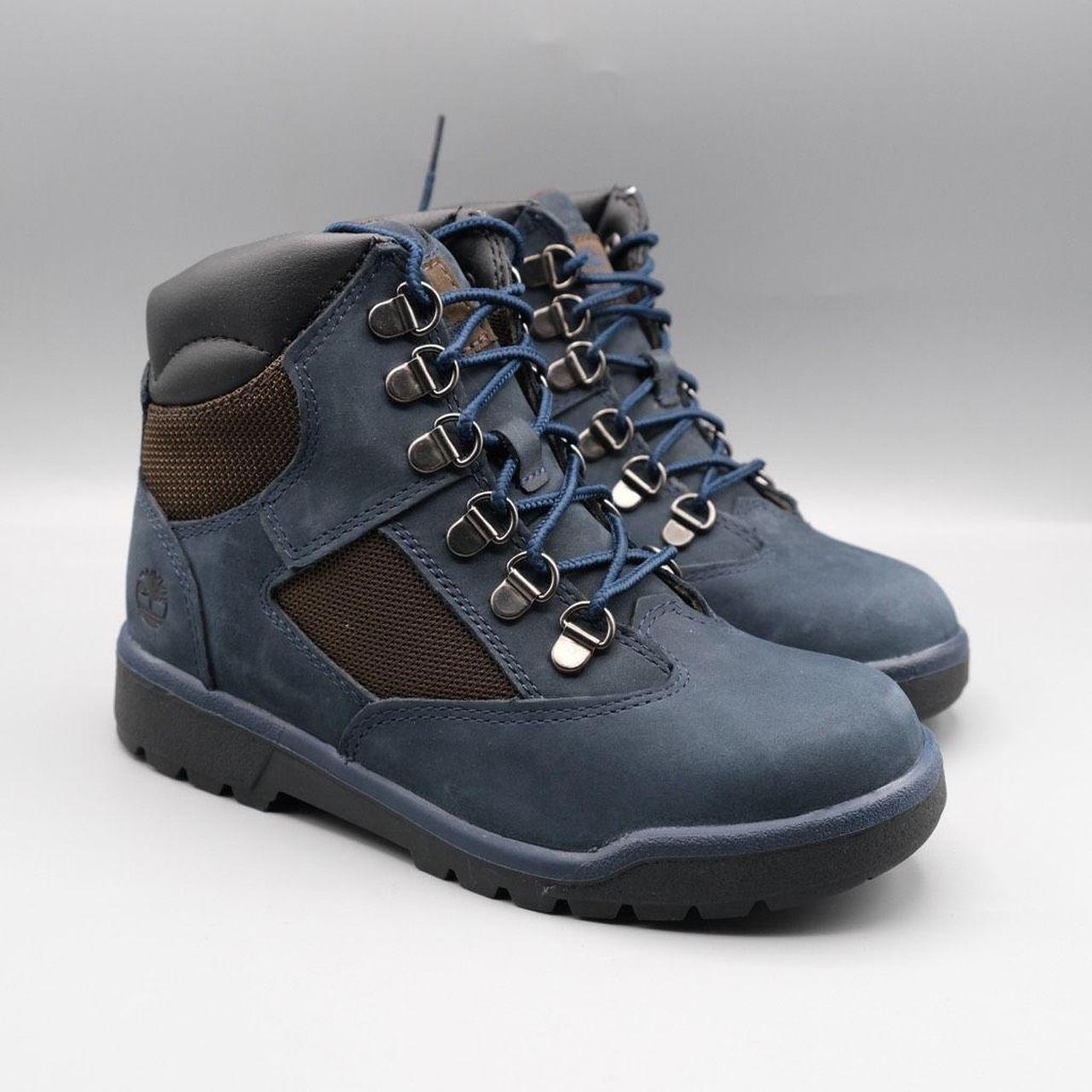 Timberland navy blue outlet field boots