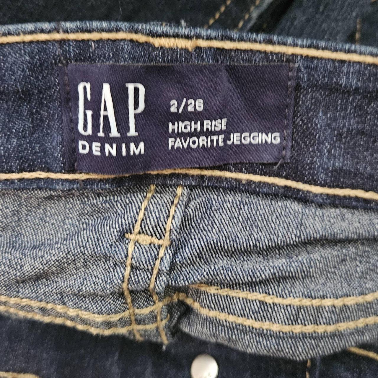 Gap Jeggings Women's Size 14/32X Blue High Rise - Depop