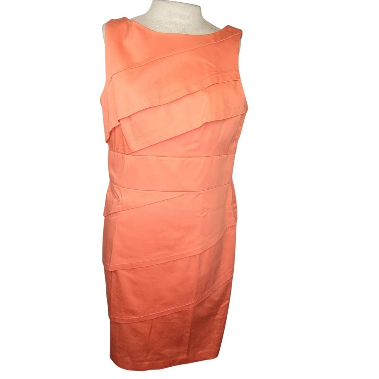 Peach calvin outlet klein dress