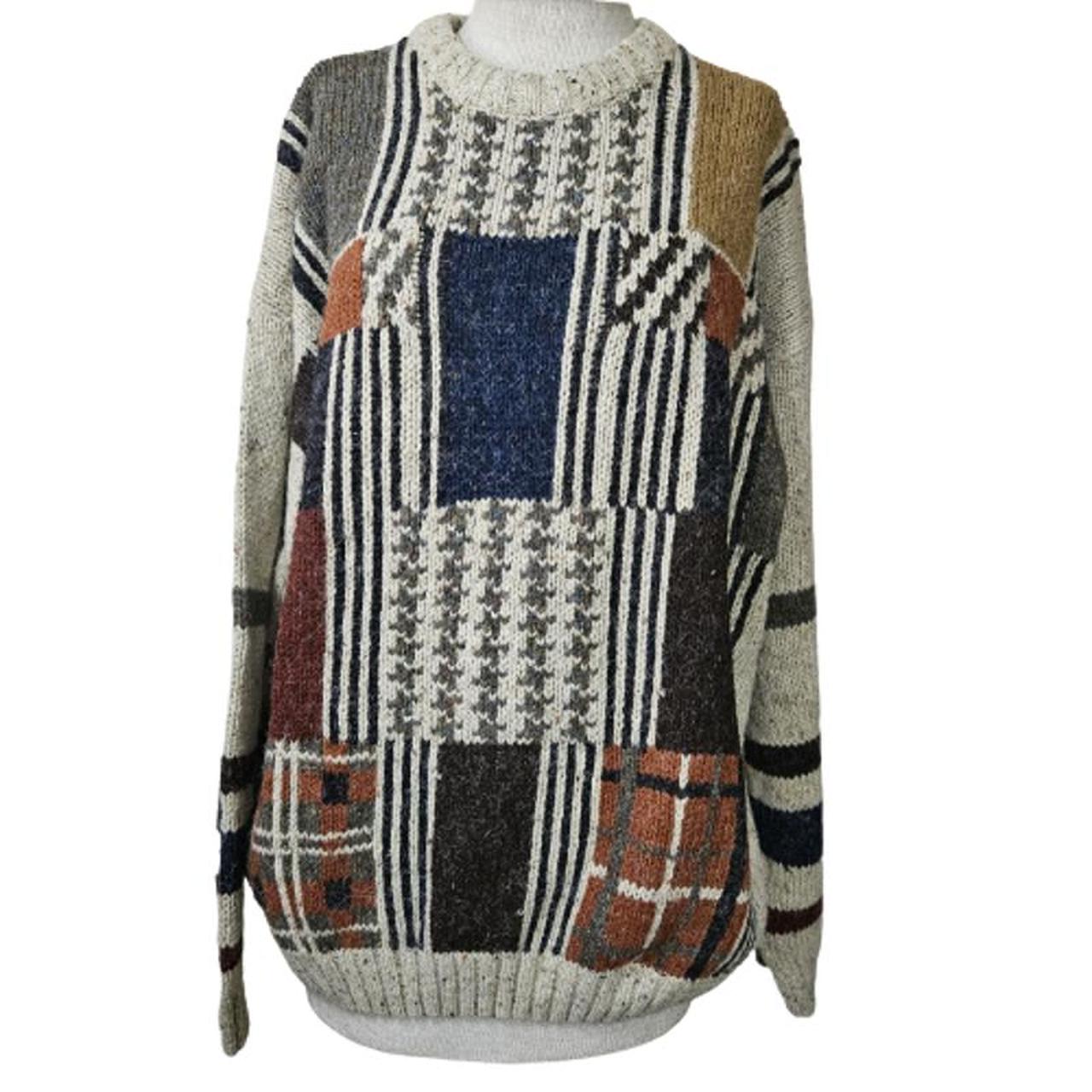 Vintage patchwork online sweater