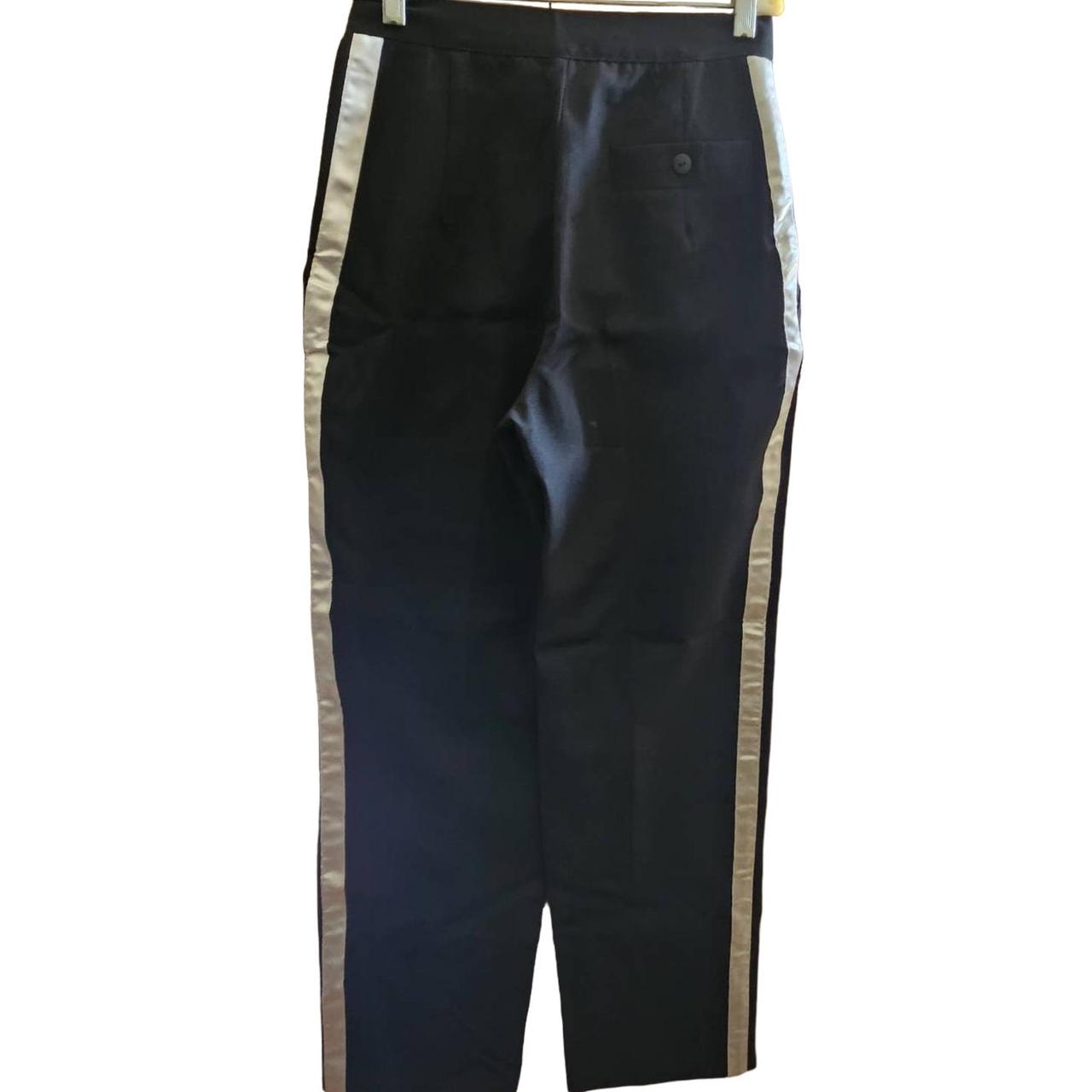 Black dress pants outlet with gold stripe