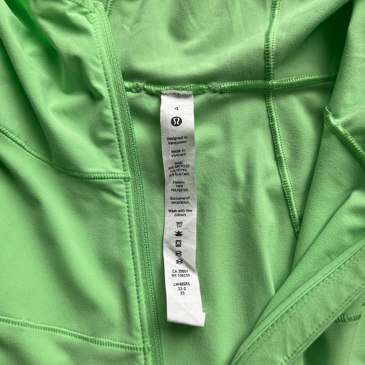 Lulu Lemon jacket in mint green. Size 8. #yoga - Depop