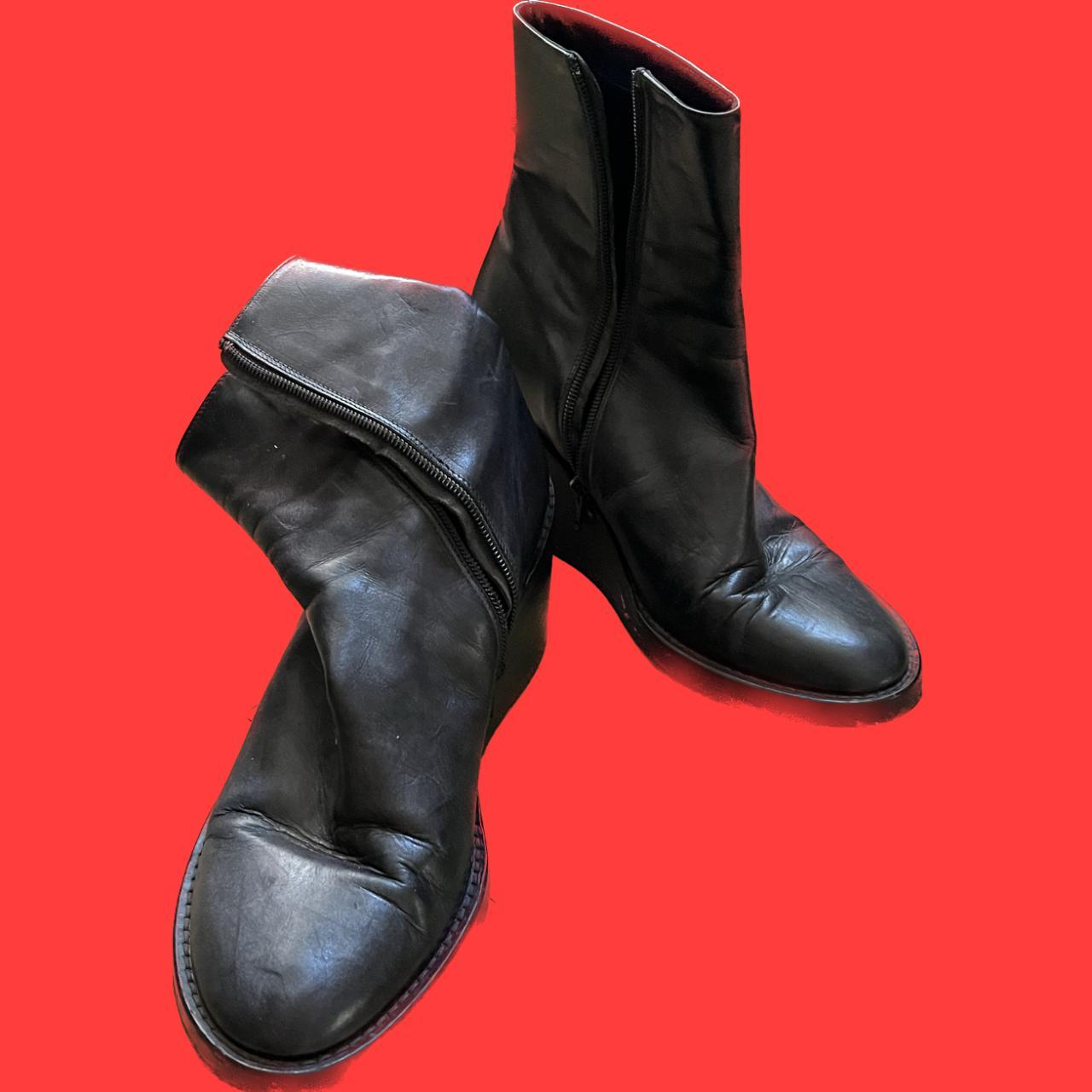 Ann demeulemeester sales red boots