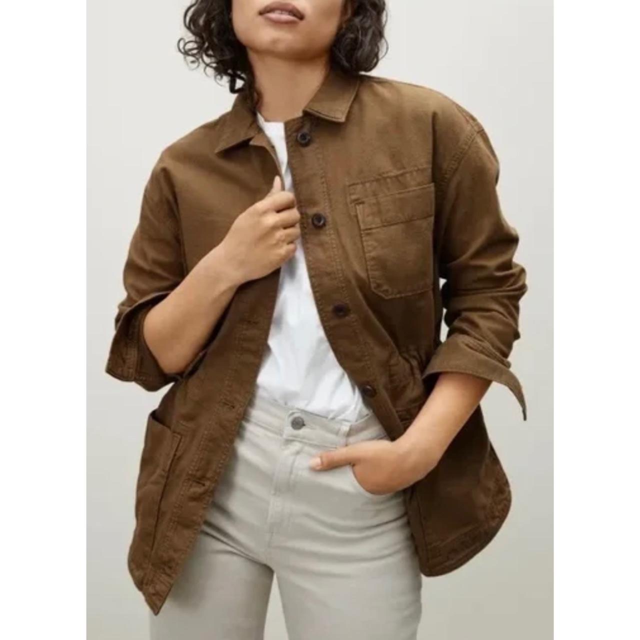 Women's Khaki Jacket Depop