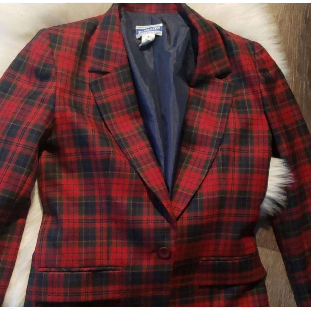 Pendleton Women's Jacket - Red/Multi - 6 – Red pl… - image 2