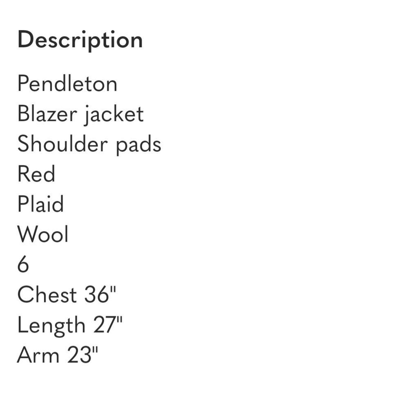 Pendleton Women's Jacket - Red/Multi - 6 – Red pl… - image 5