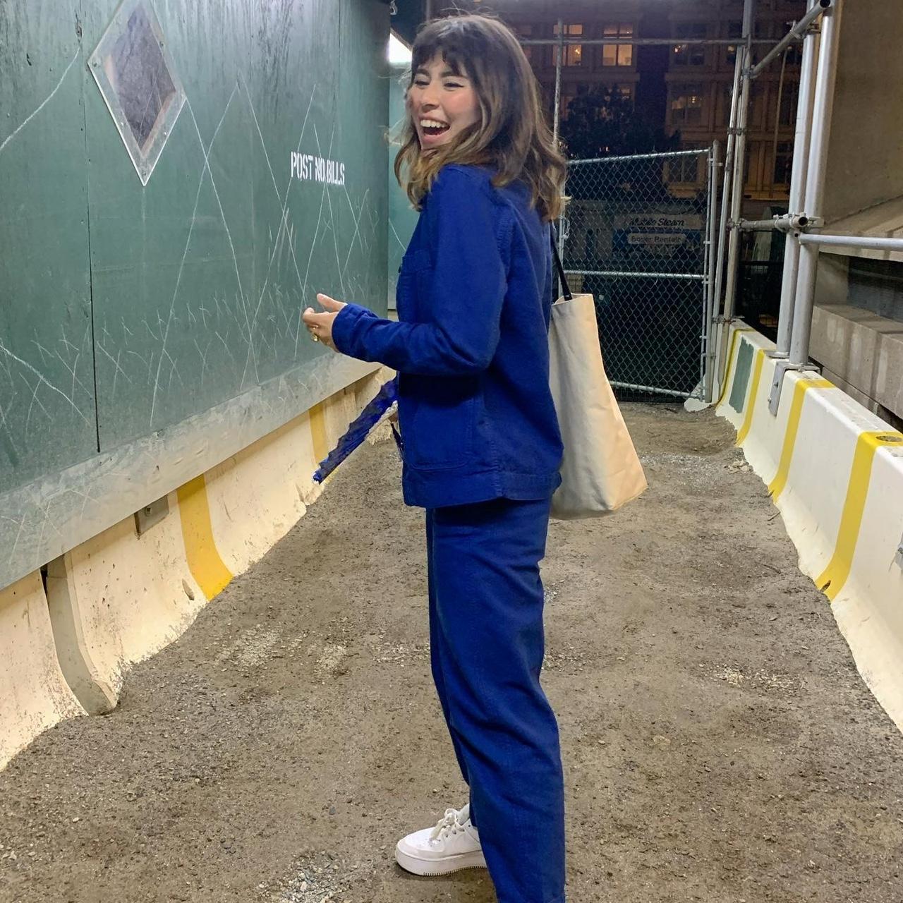 Everlane Women's Blue Suit Depop