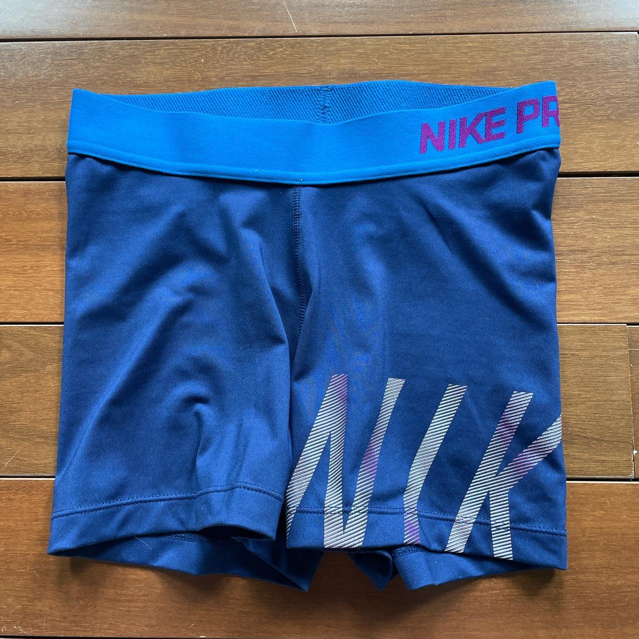 Navy nike hot sale pro spandex