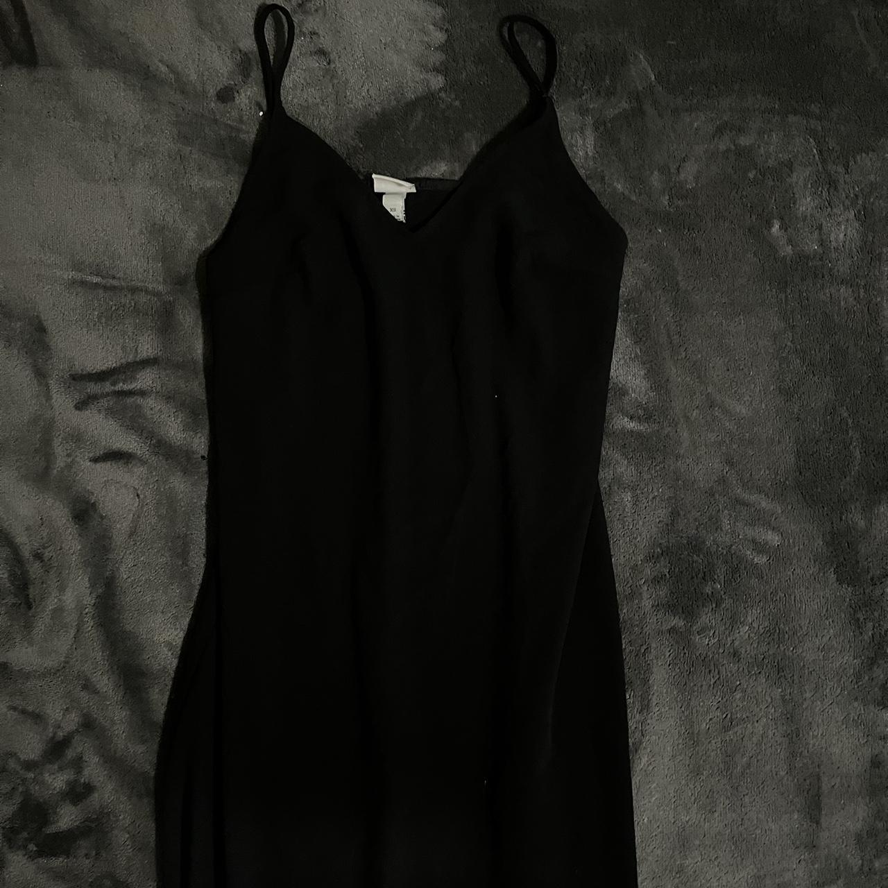 - long black flowy dress - about ankle length -... - Depop