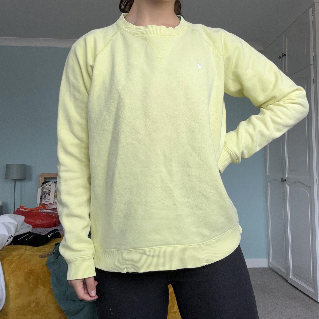 Jack wills yellow sweatshirt sale