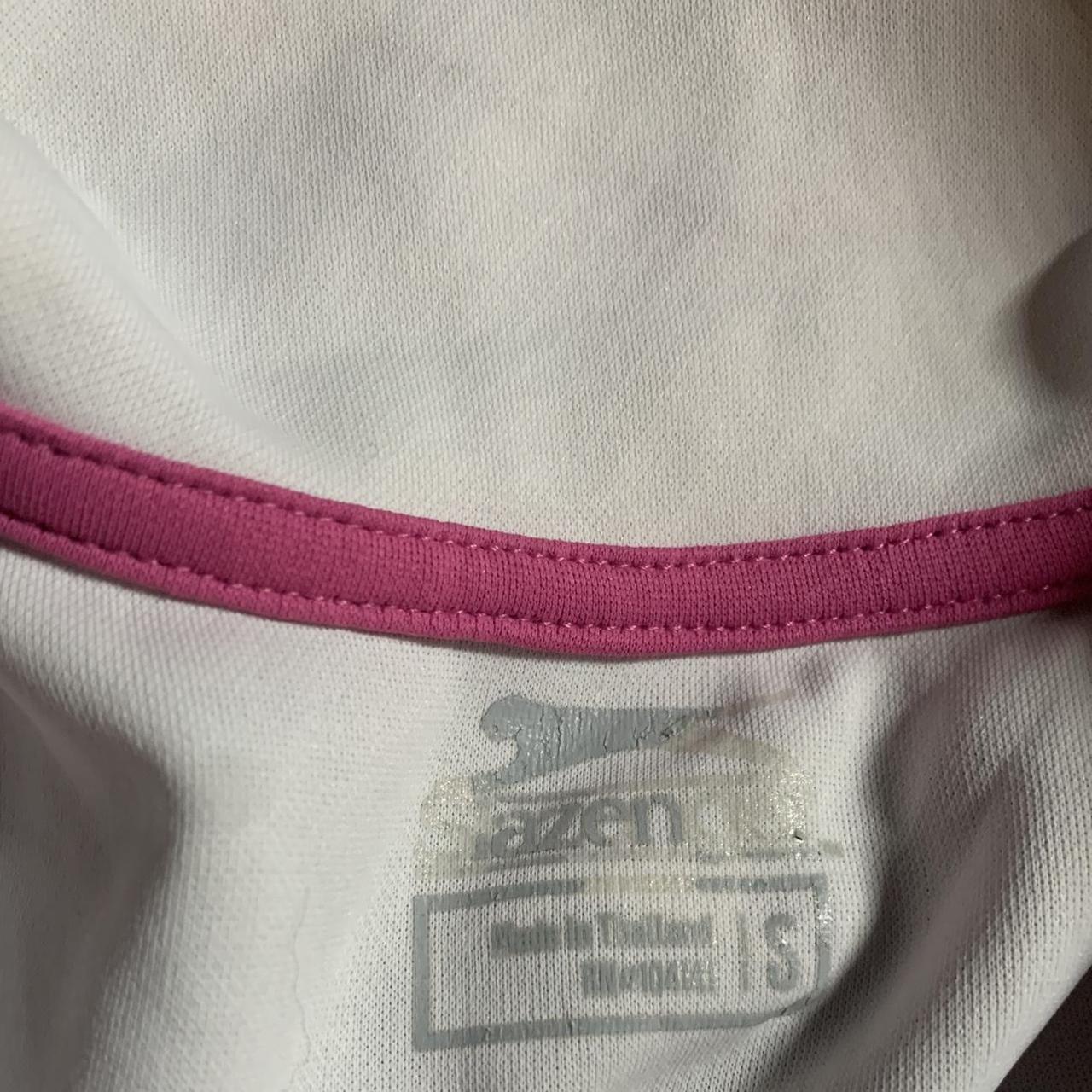 Slazenger Women's Pink and White Vest (2)