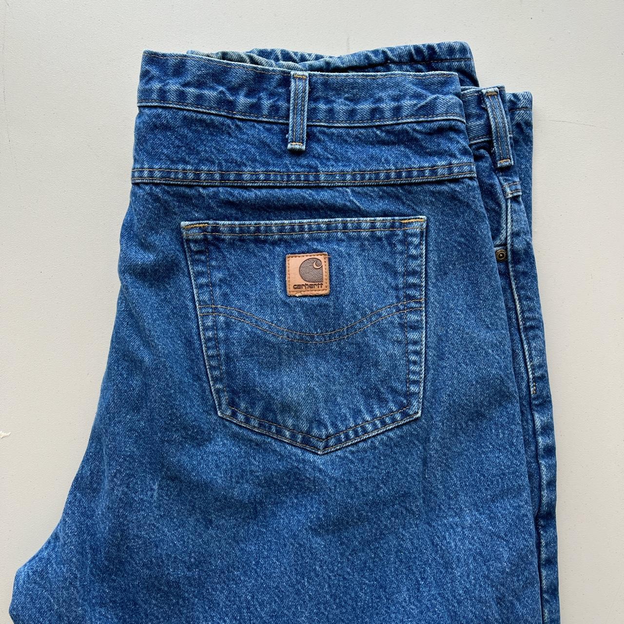 Y2k blanket lined carhartt jeans. - in perfect... - Depop