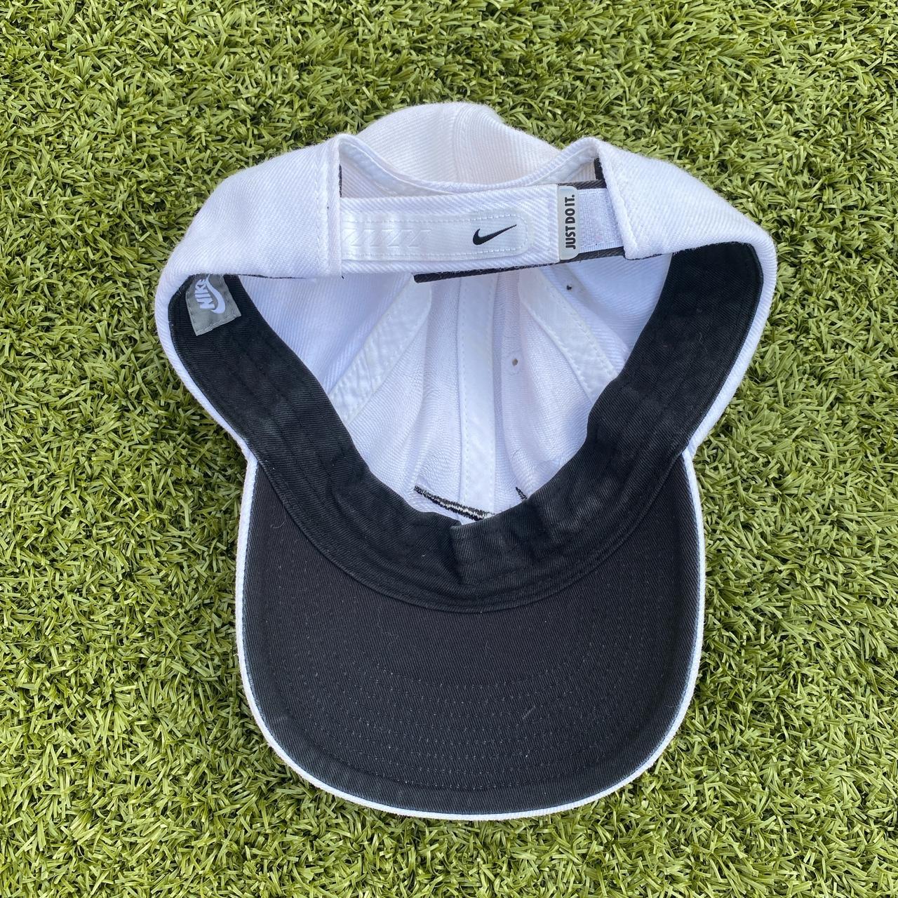 Y2K white Nike hat Y2K Nike Hat Cap White Depop