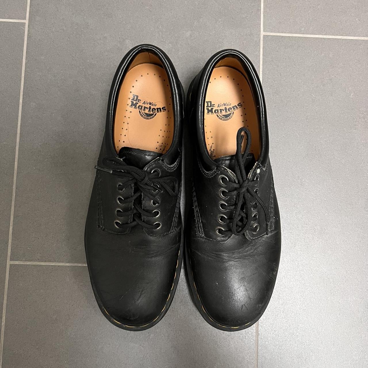 Dr. Martens Men's Black and Yellow Oxfords (3)