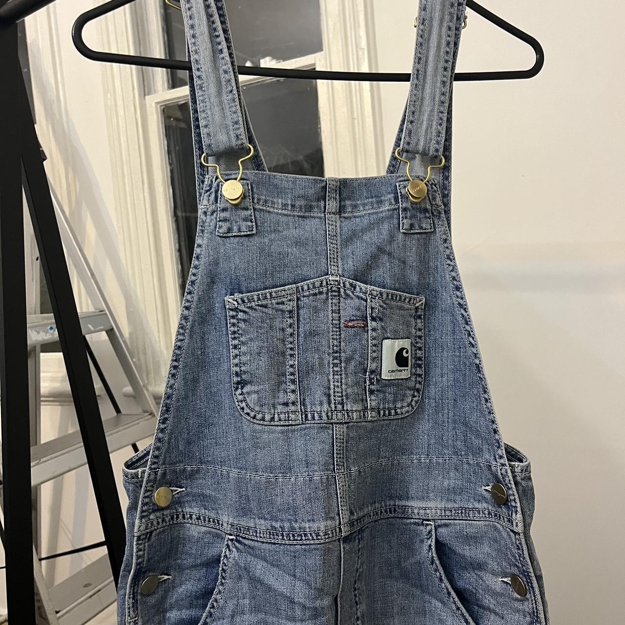 CARHARTT WIP Denim Bib Overalls Great Condition Depop   P0 