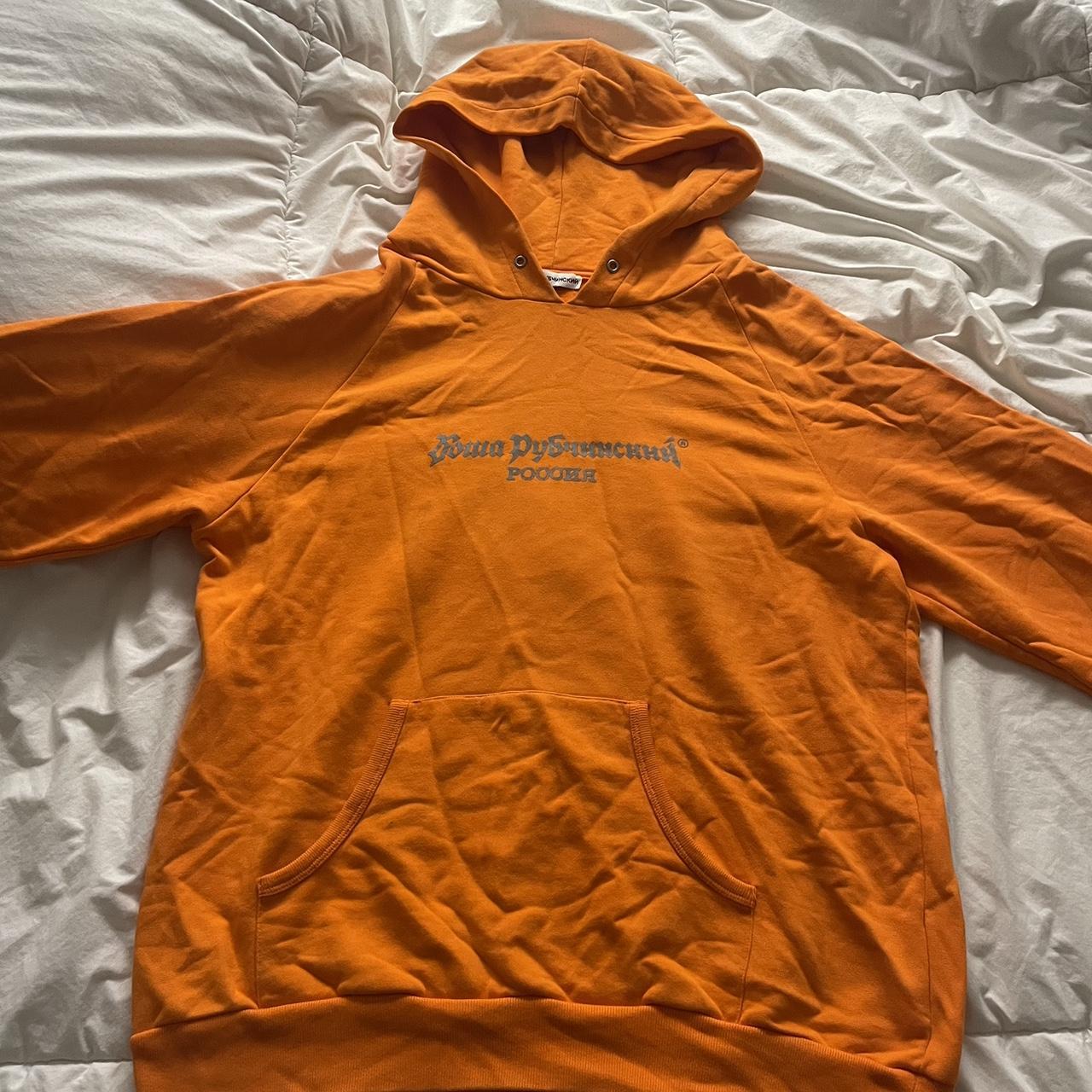 Orange gosha hoodie best sale