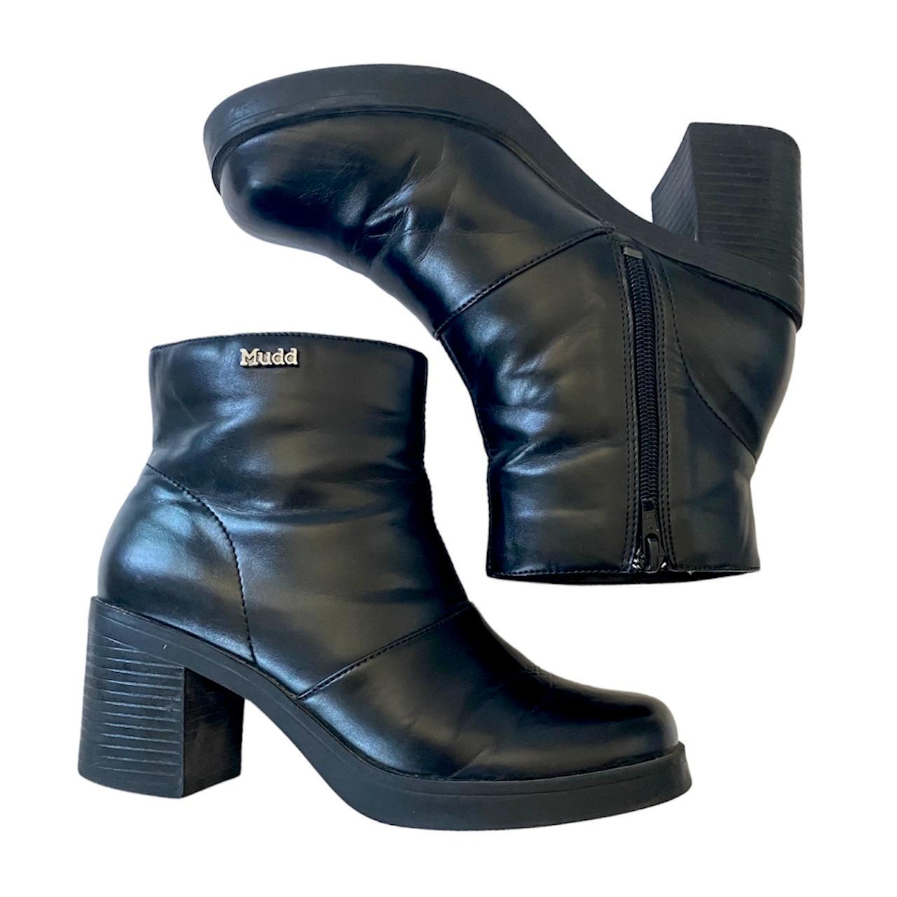 mudd chunky heel boots