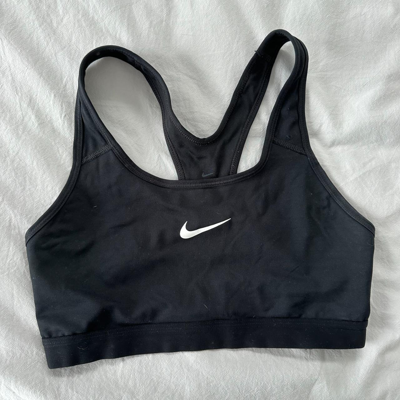 Black Nike sports bra - Depop