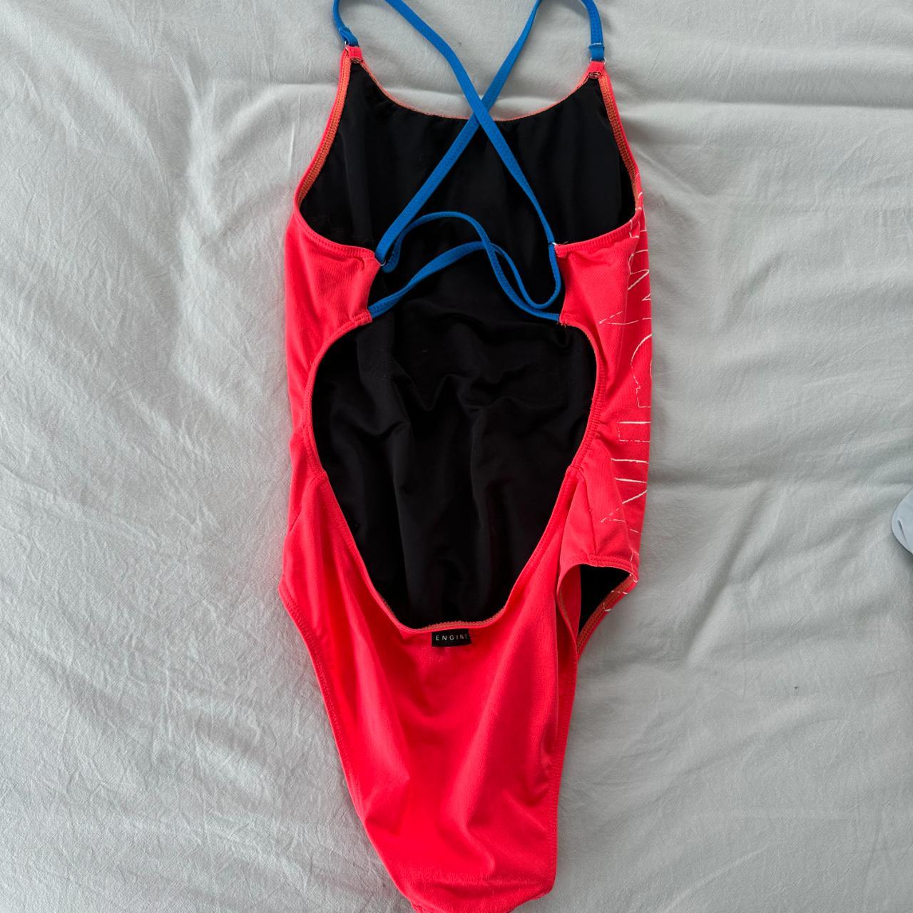 Engine Swimwear neon onepiece bathers Depop