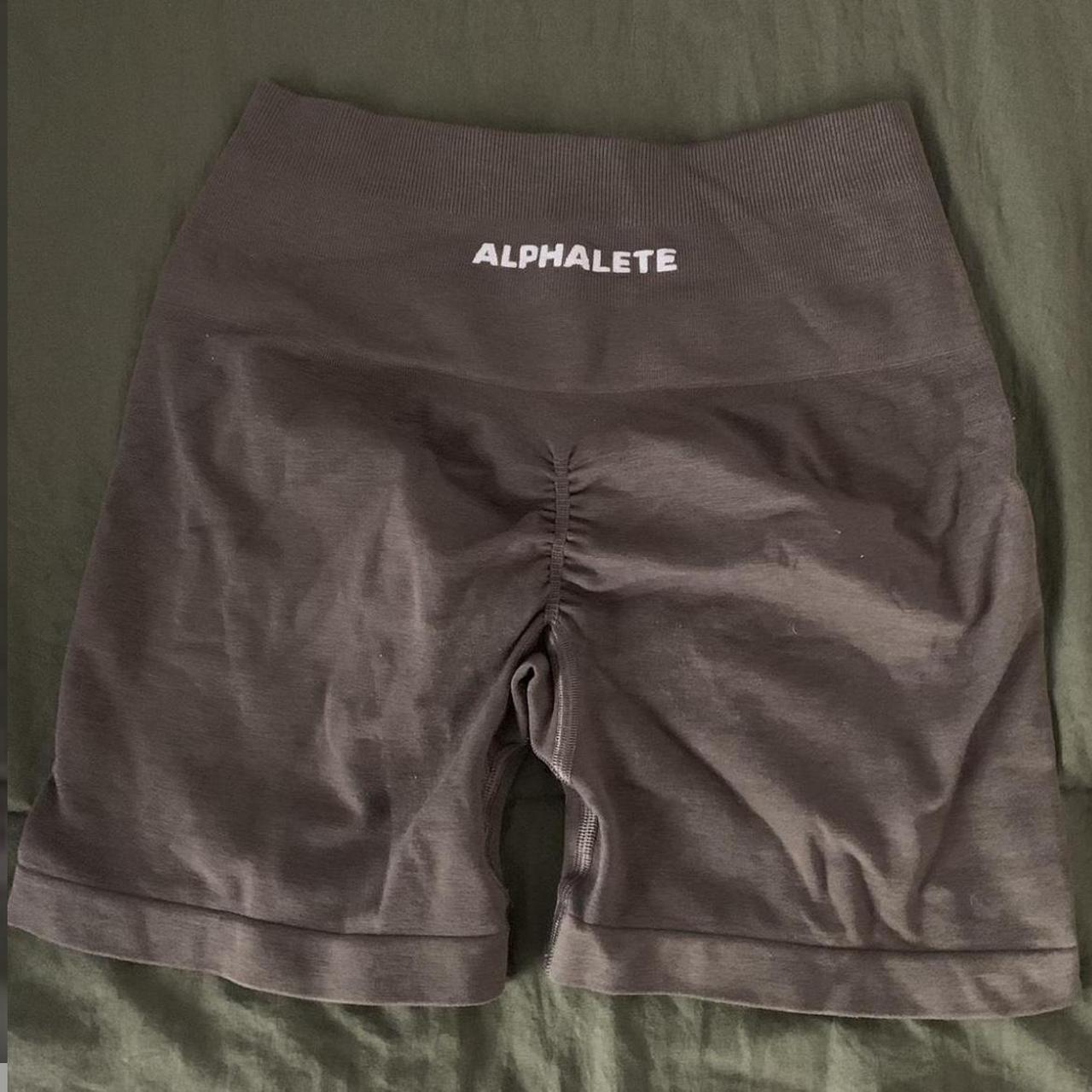 Alphalete, Shorts, Alphalete Amplify 45in Shorts Storm Grey
