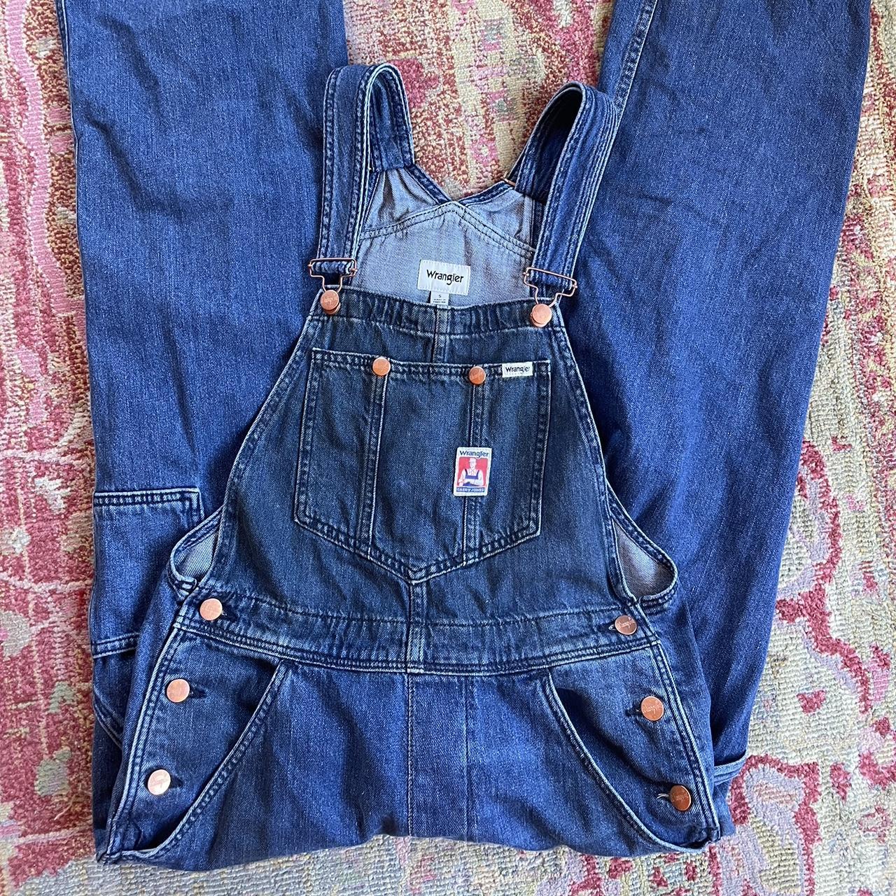 Wrangler Women's Blue And Navy Dungarees-overalls 