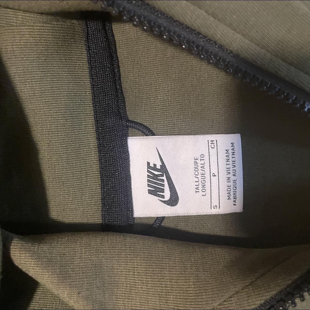 Authentic Olive Green Nike Tech Full Suit Small - Depop