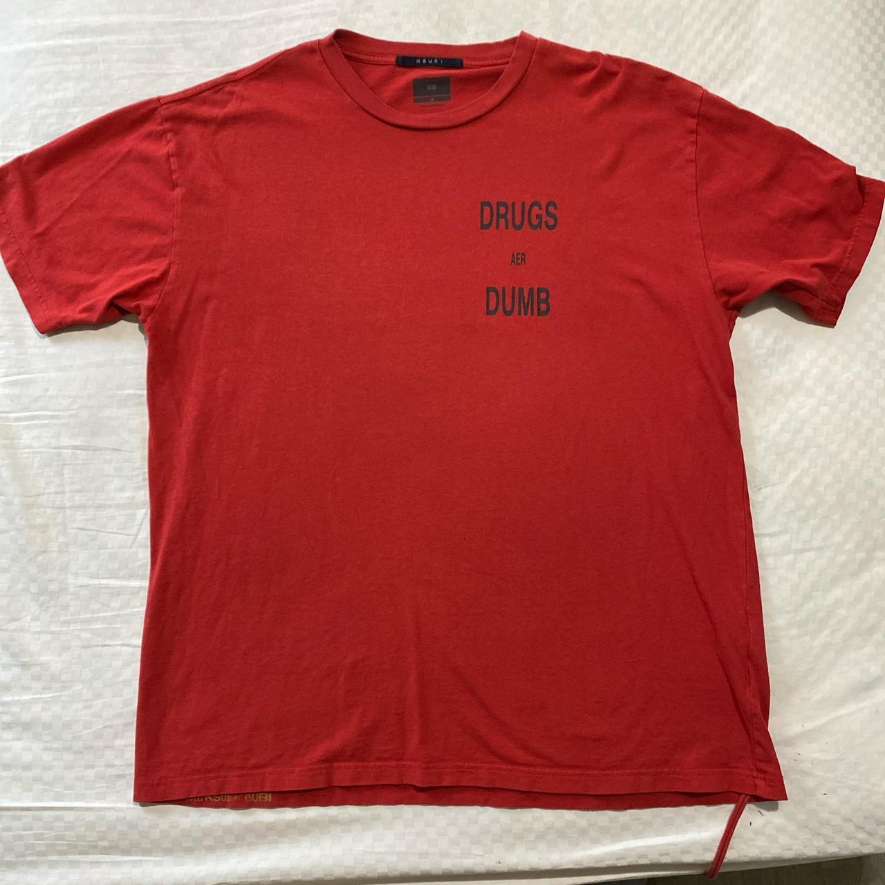 Ksubi Men's Red T-shirt | Depop