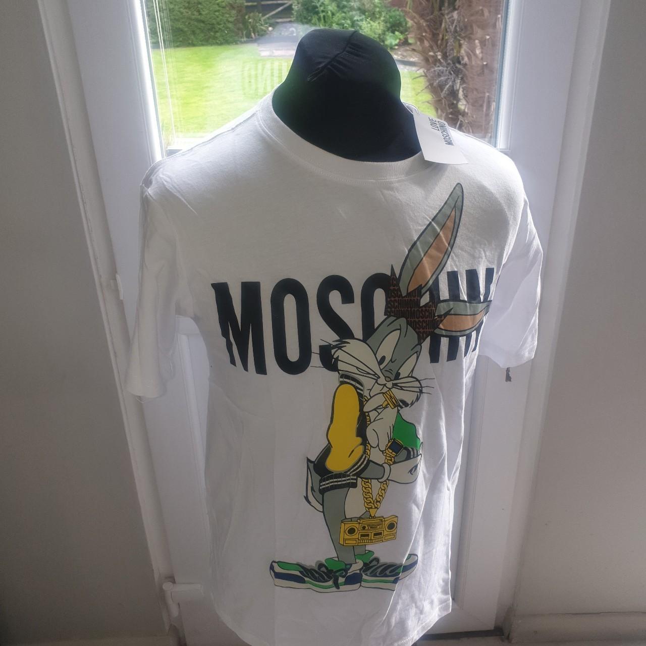 Moschino bugs bunny hip hop gold chain and boom box | Depop