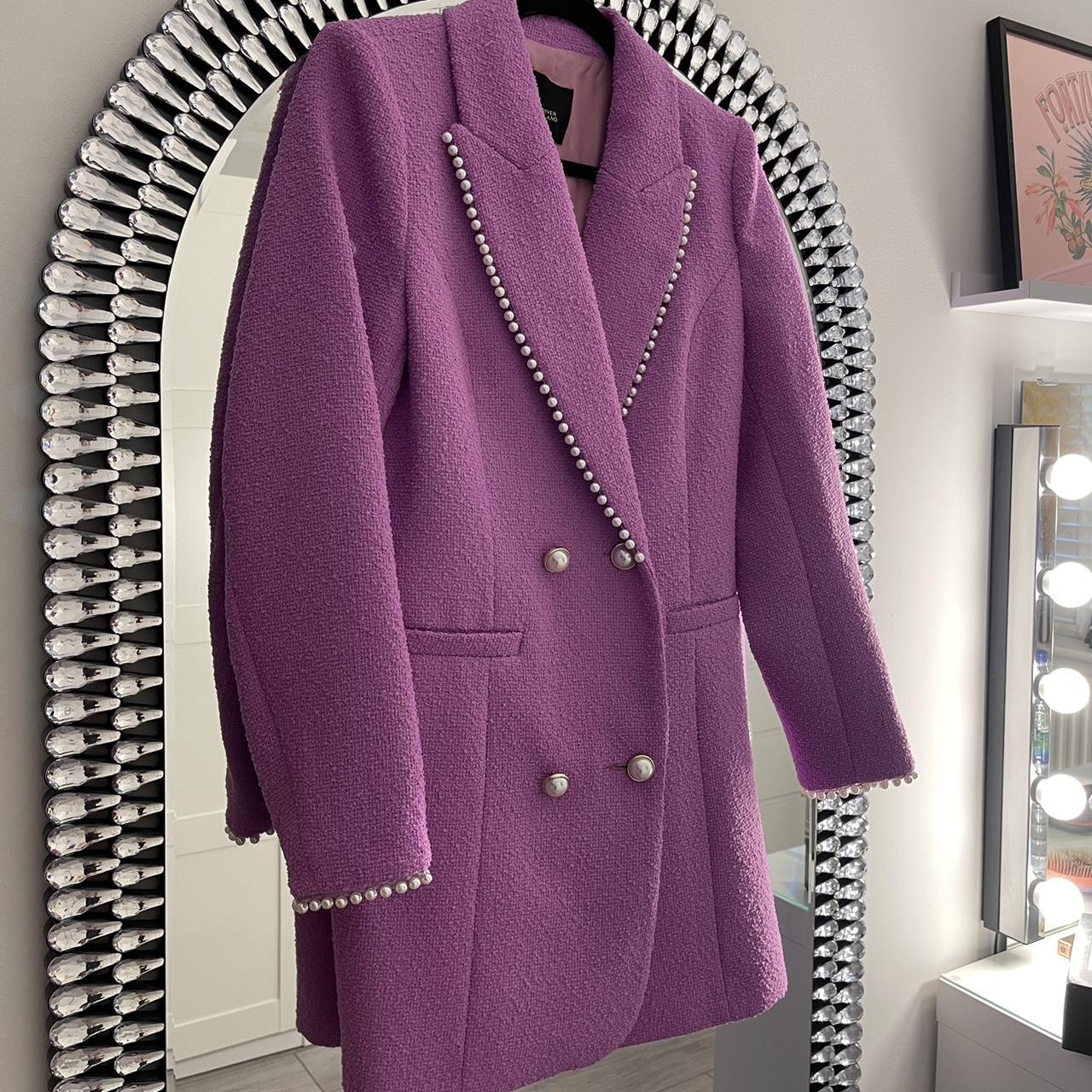 River Island purple blazer dress. Never worn and... Depop