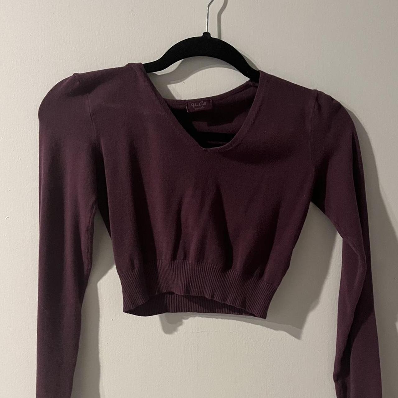 Brandy Melville Women's Purple Shirt | Depop