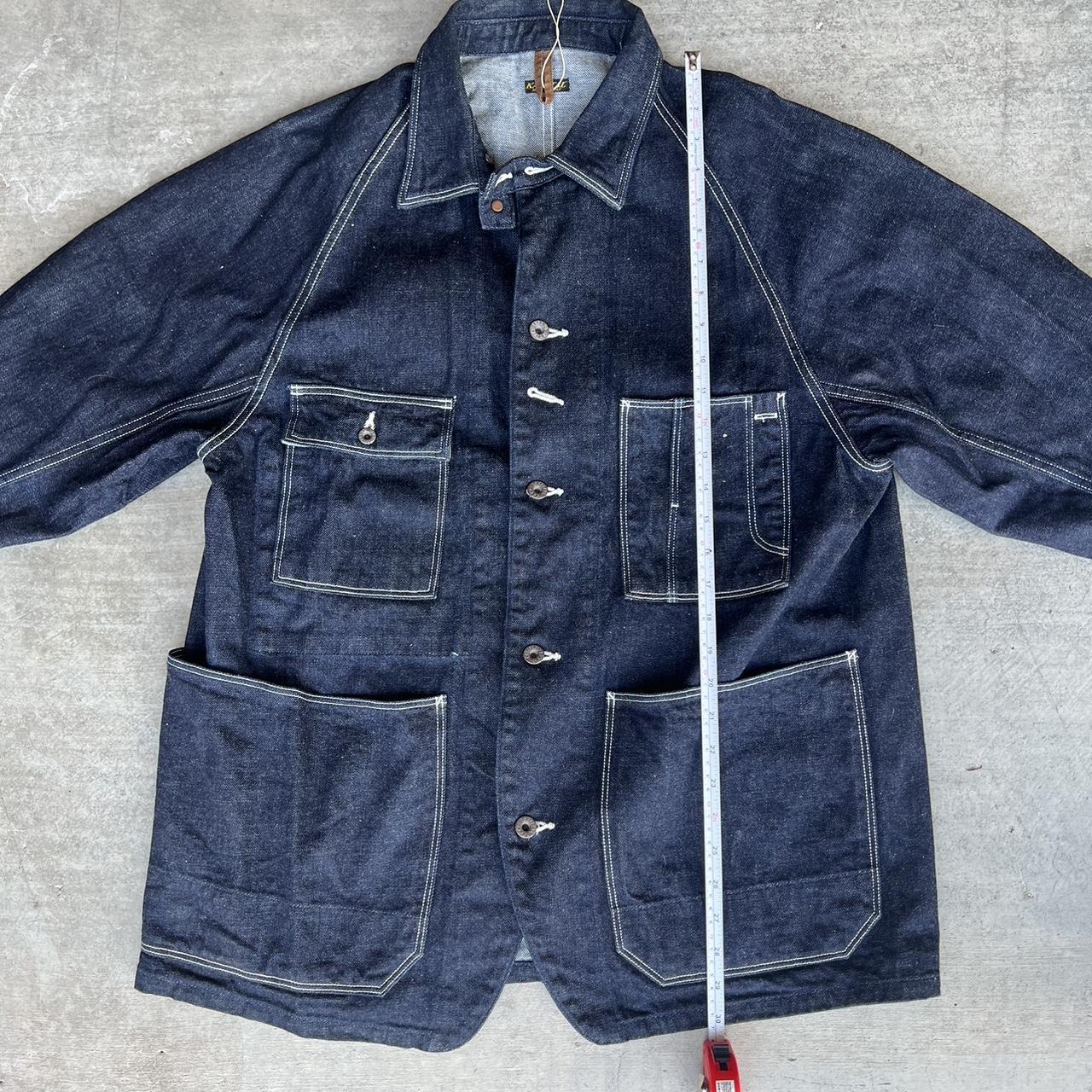 Kapital denim chore coat. Mid-weight, non-stretchy | Depop