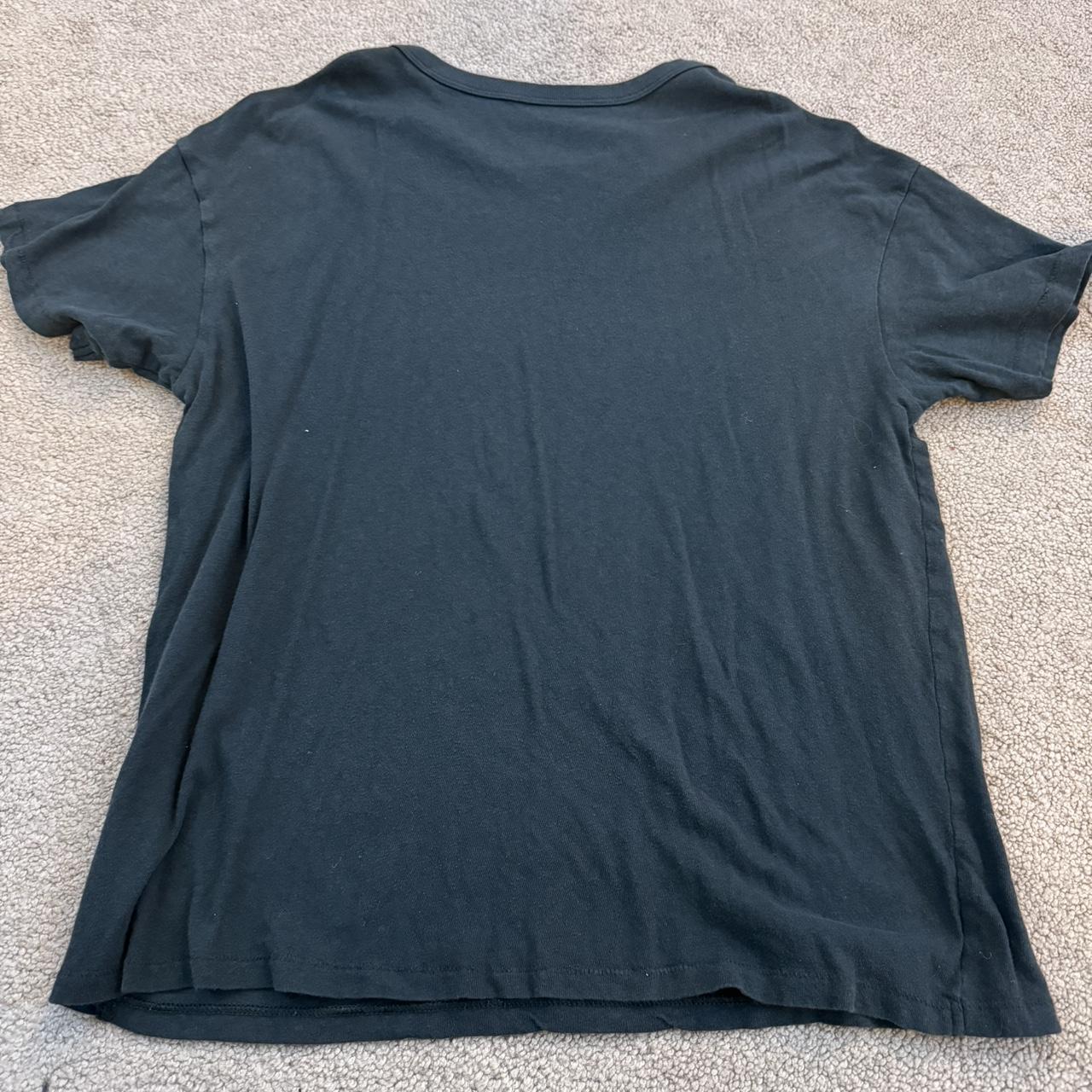 Super cute dark grey graphic tee from American... Depop