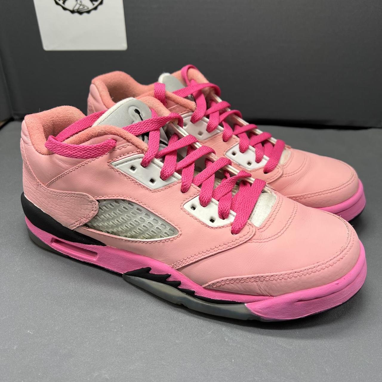 nike-air-jordan-retro-5-low-819172-122-peach-hot-depop