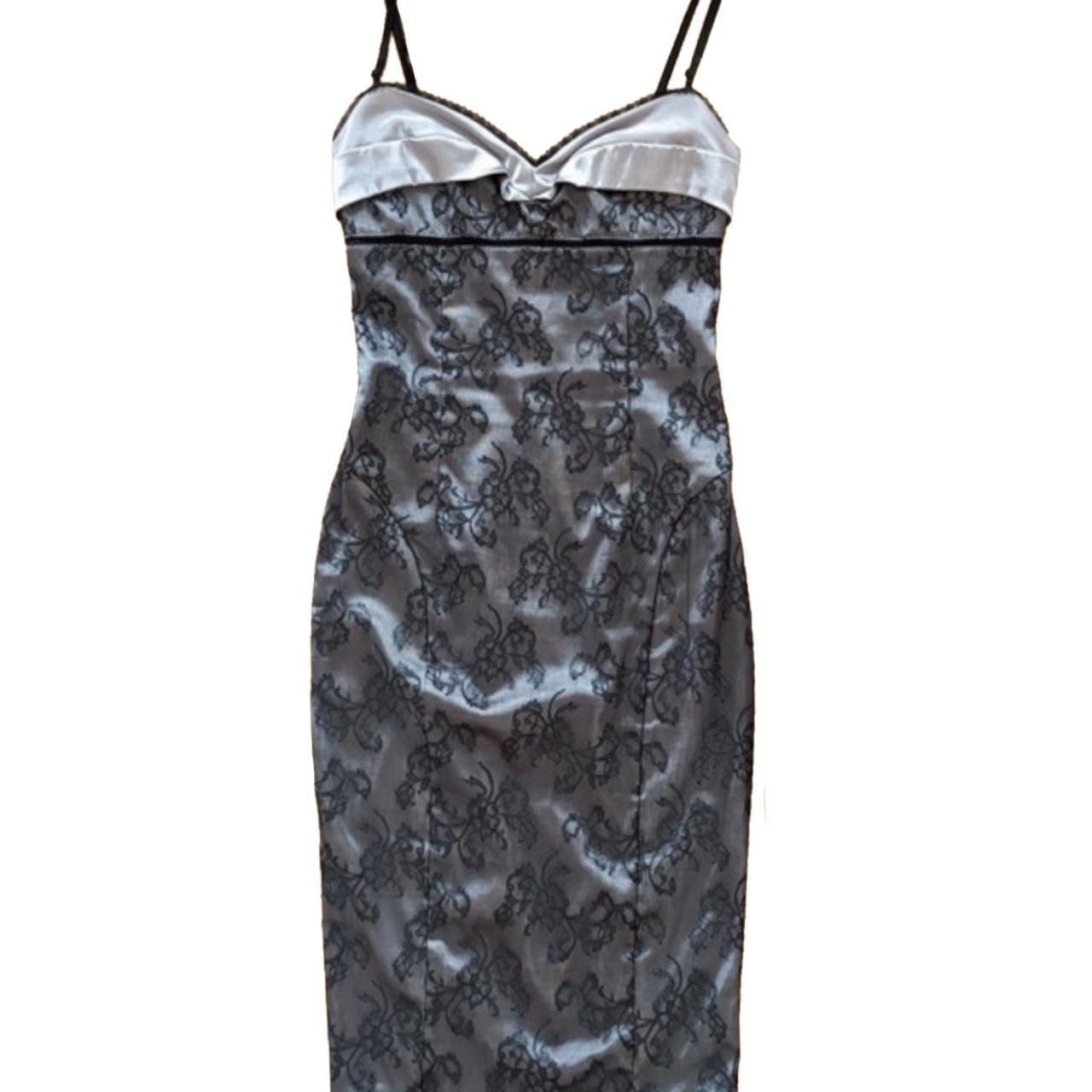 Kookai Dress Dusty Lilac + Black Vintage Cocktail... Depop