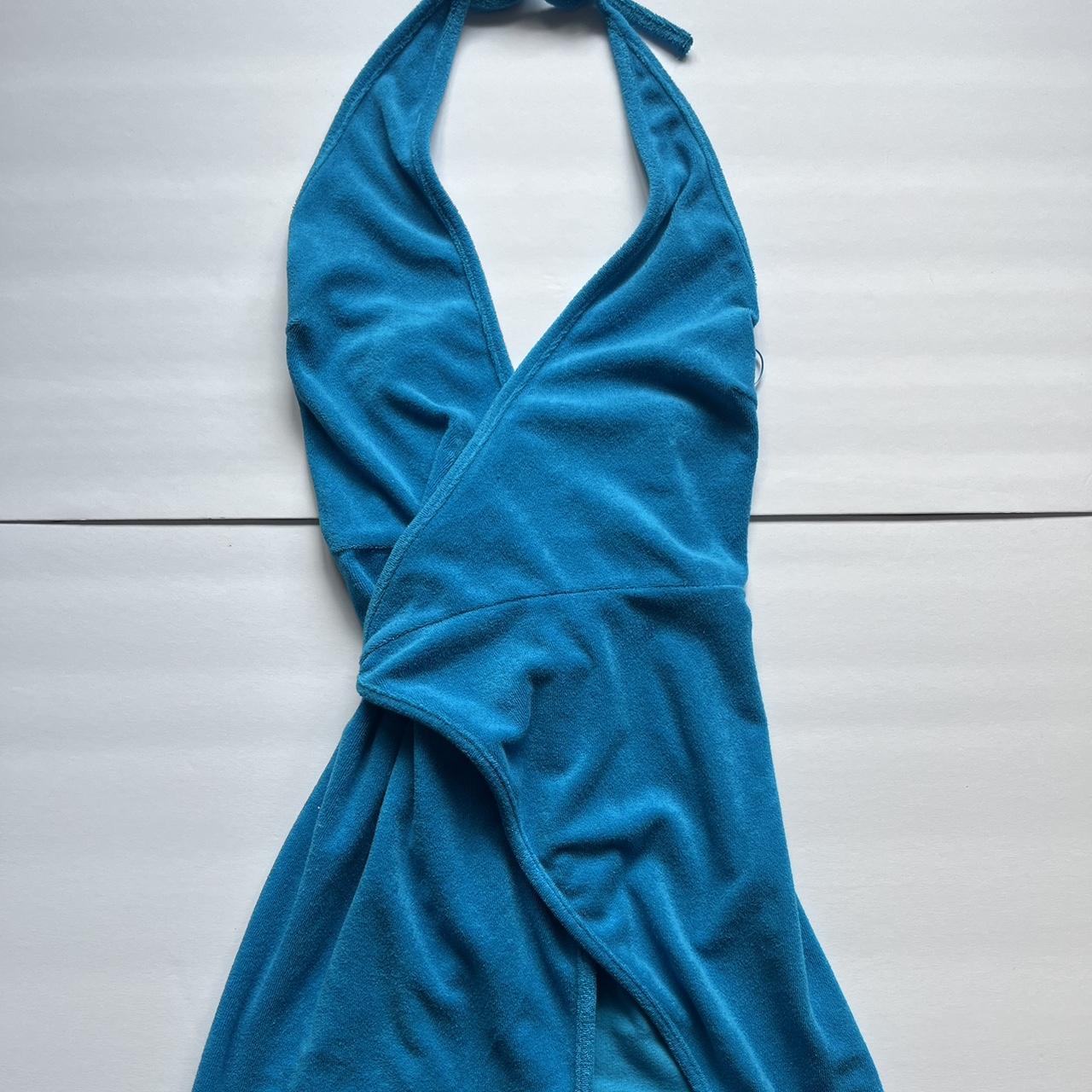  terry cloth halter dress (NIA) never worn before... Depop