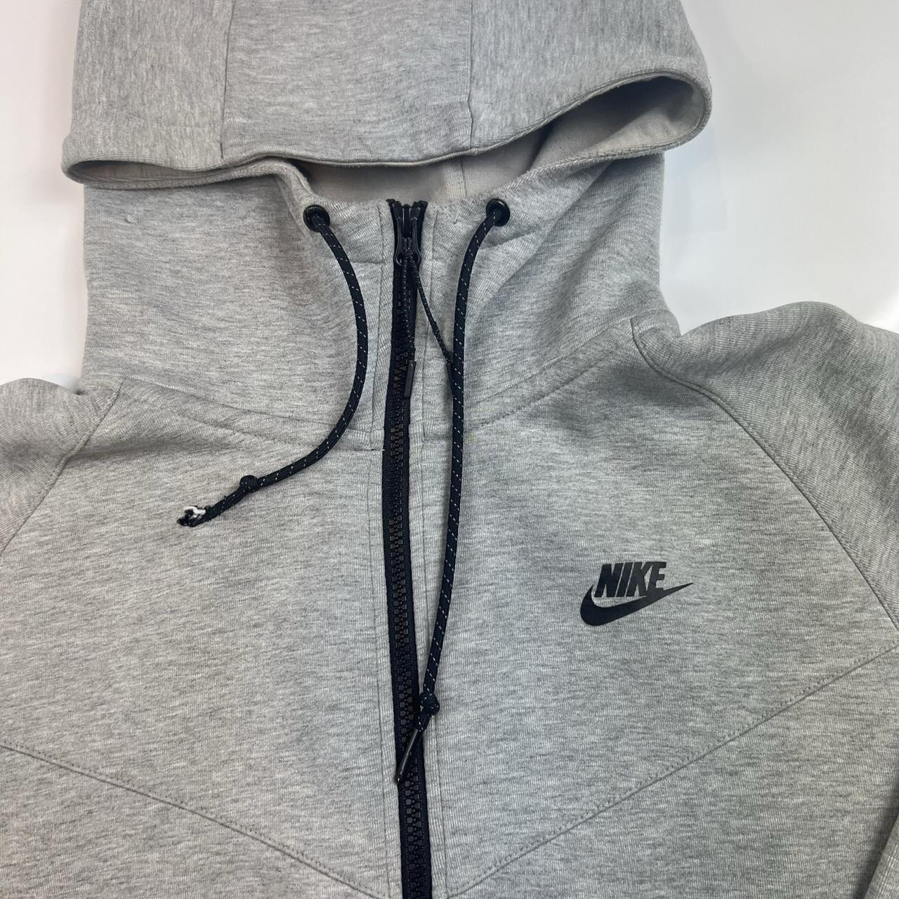 mens nike tech fleece hoodie grey