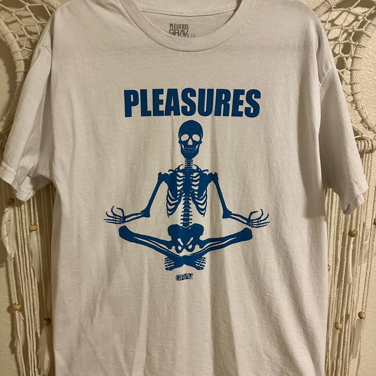 ☆ PLEASURES x GRAV labs hand screen printed by RAW... - Depop