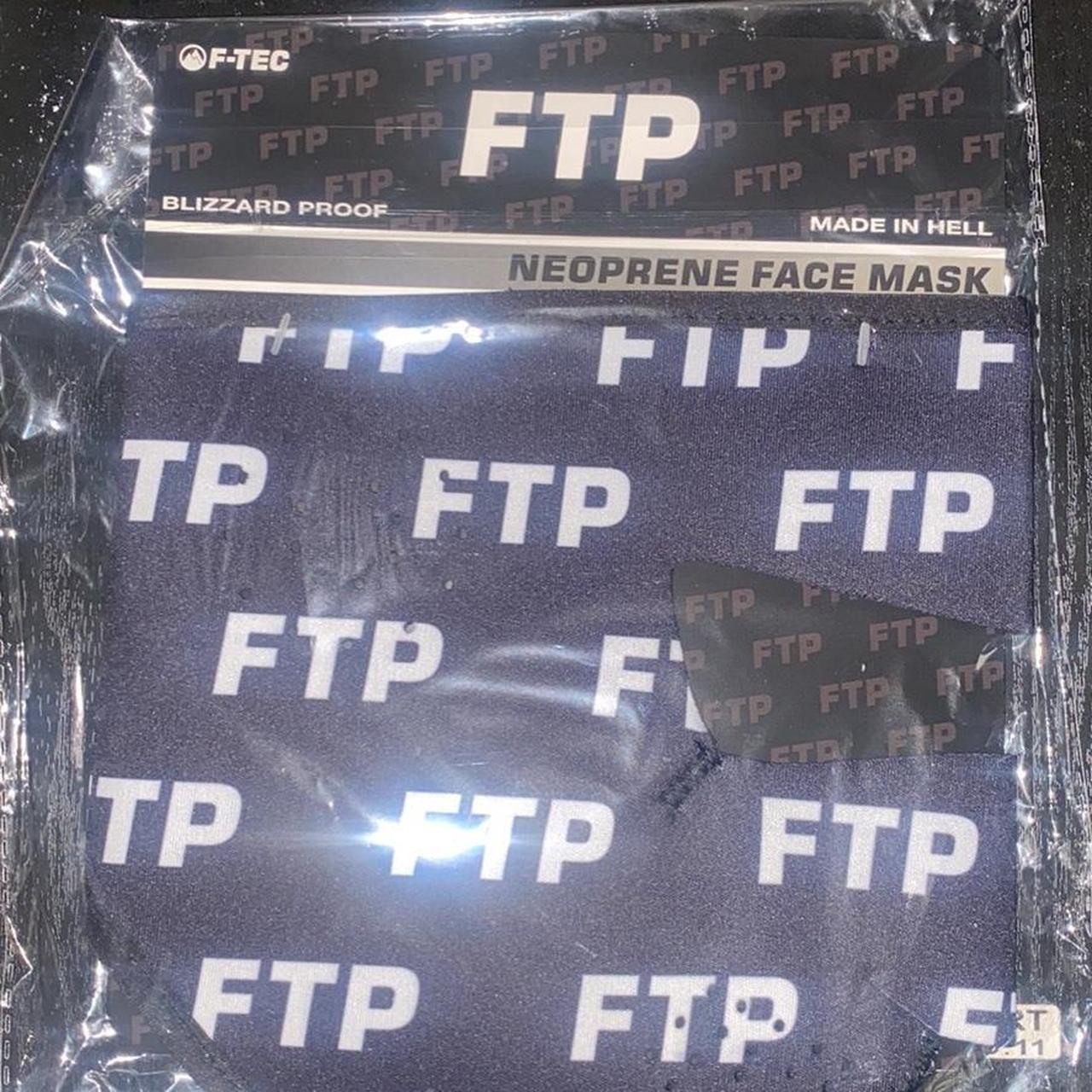 FTP ALL OVER LOGO NEOPRENE MASK One size fits... Depop