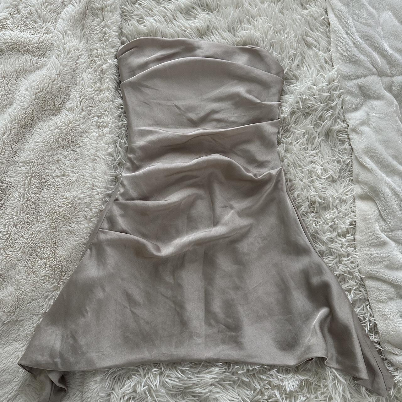 House of CB Jasmine mini dress in ‘Oyster’. Worn... Depop