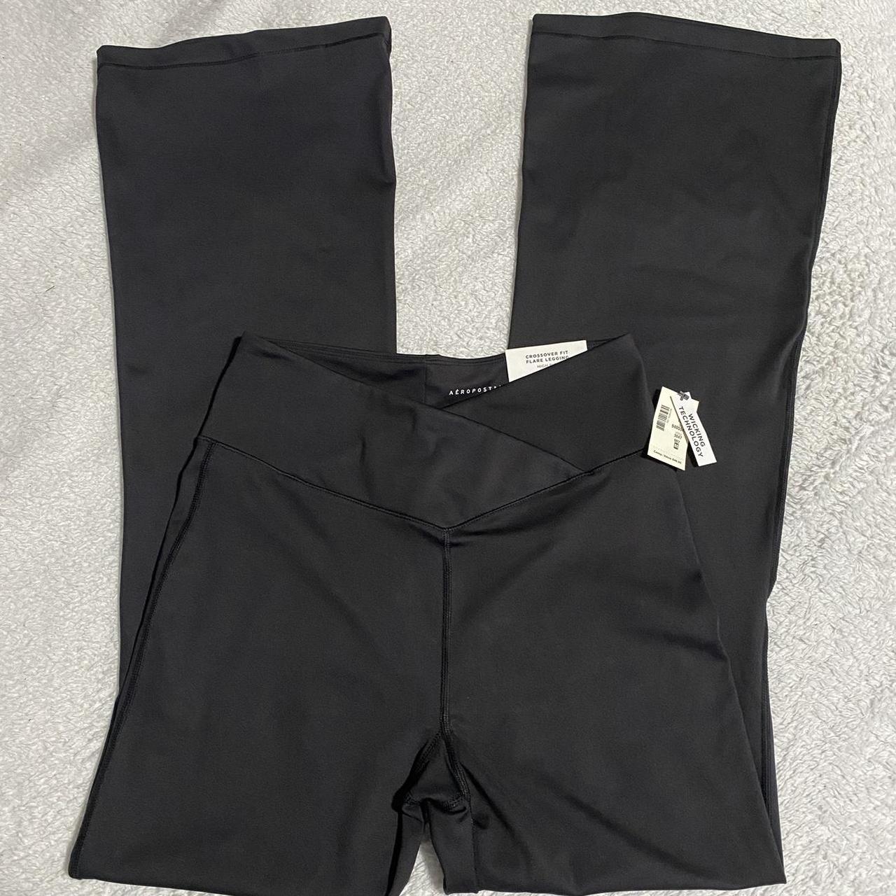  Aeropostale high rise crossover flare leggings... Depop