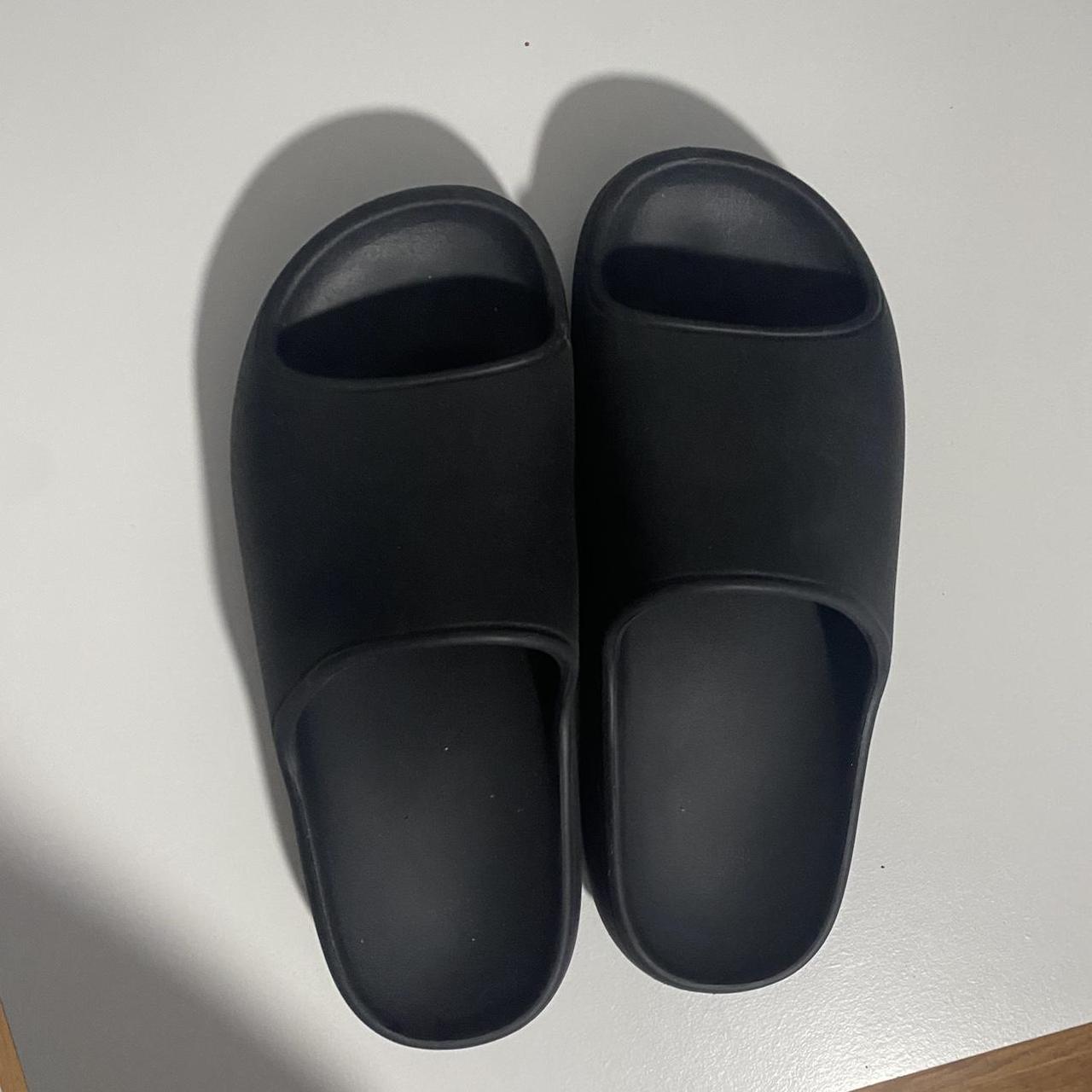 Black slides from Target, size women 6 •good... Depop